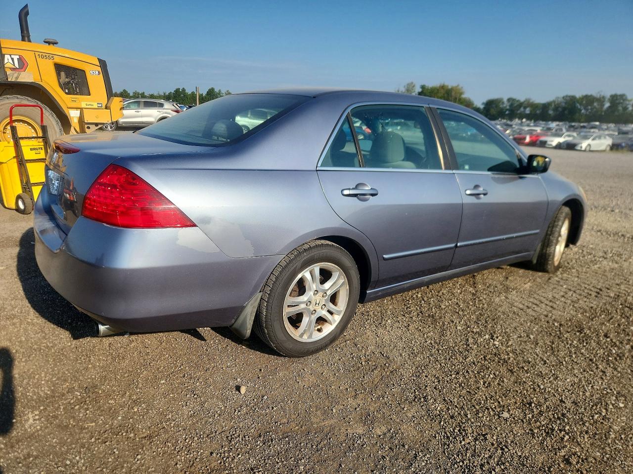 2007 Honda Accord Se Blue vin: 1HGCM56397A155149
