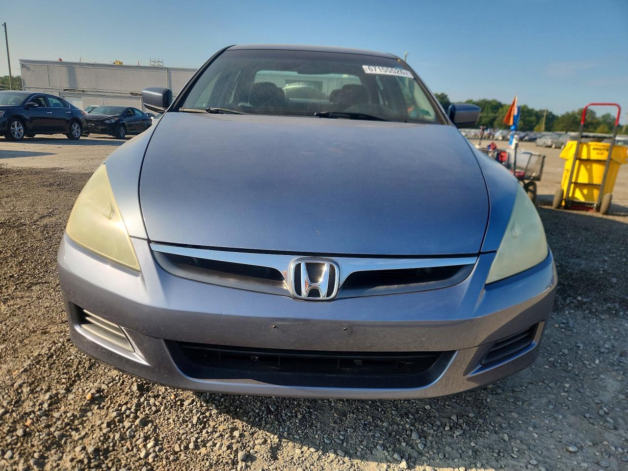 2007 Honda Accord Se Blue vin: 1HGCM56397A155149