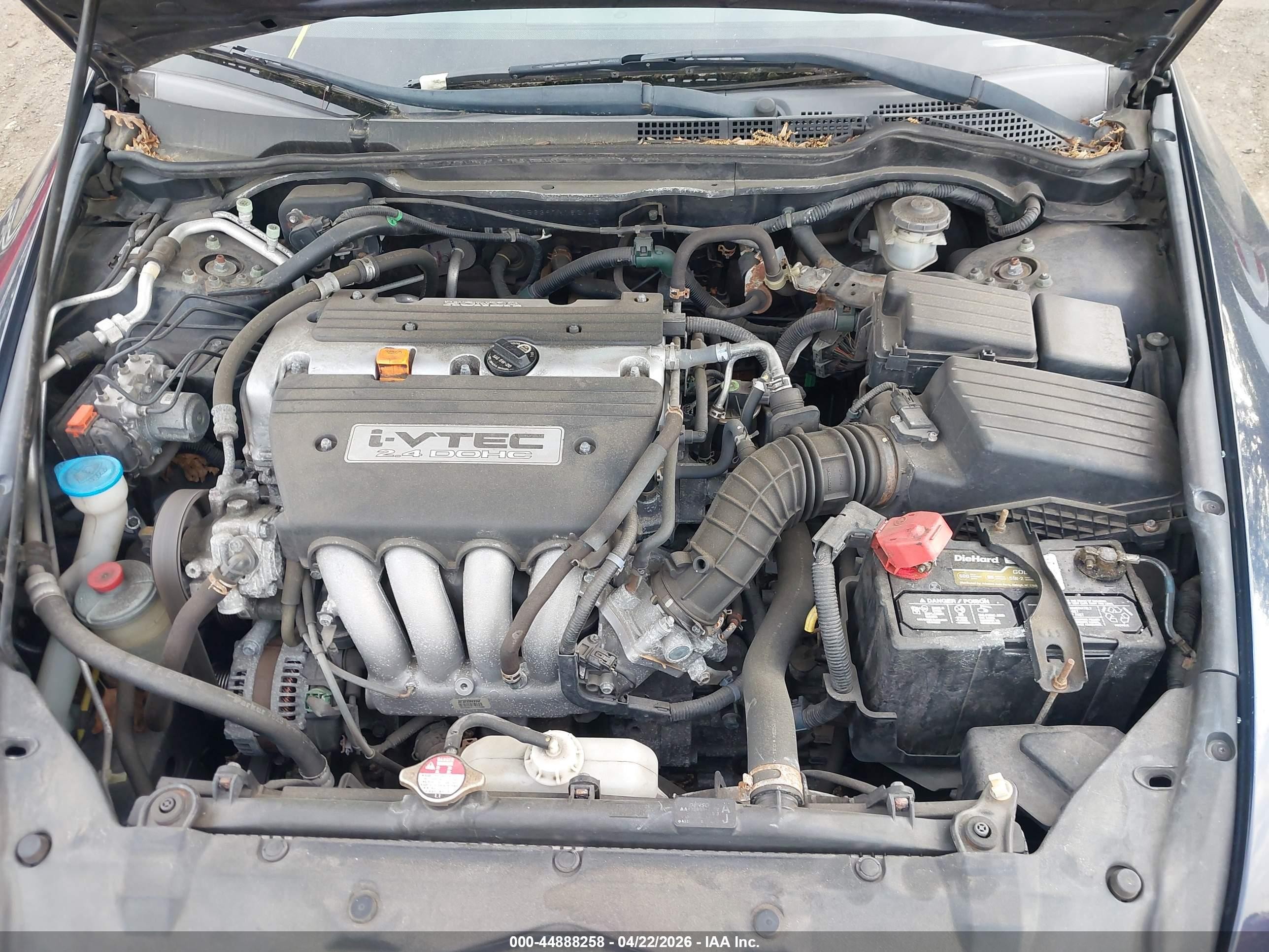 2007 Honda Accord 2.4 Se Blue vin: 1HGCM56397A182142