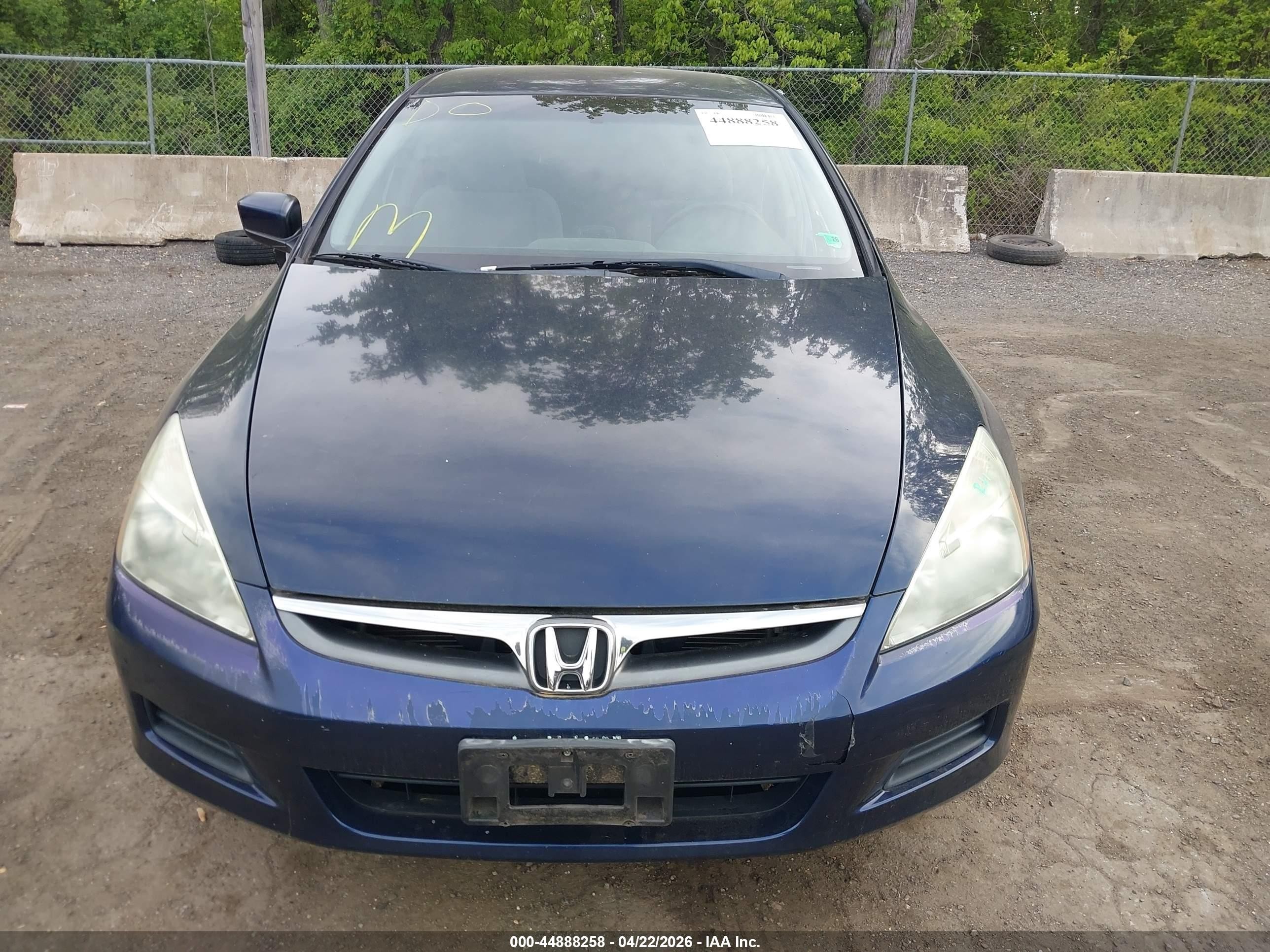 2007 Honda Accord 2.4 Se Blue vin: 1HGCM56397A182142