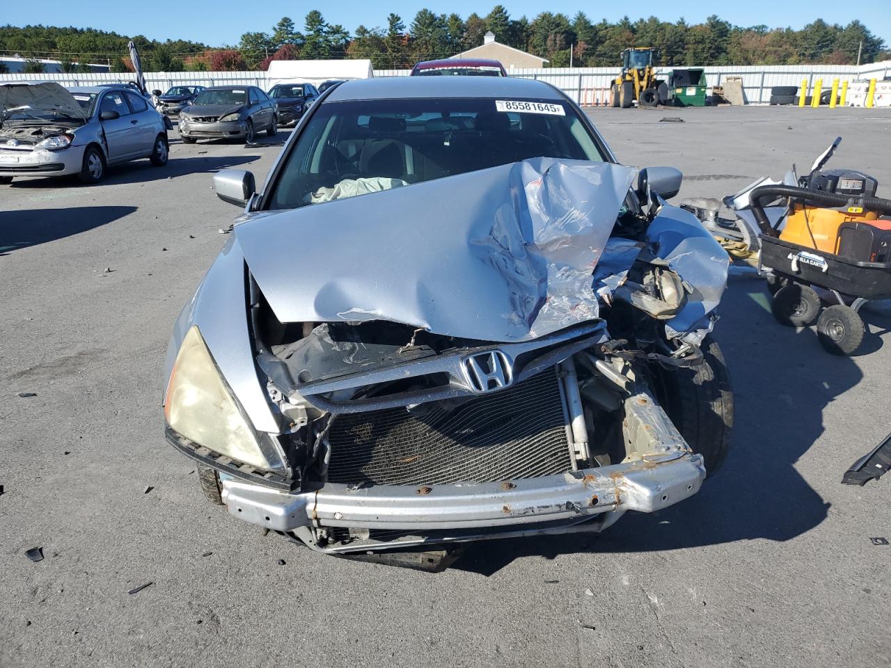 2007 Honda Accord Gray vin: 1HGCM56397A192718