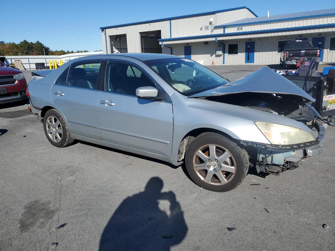 2007 Honda Accord Gray vin: 1HGCM56397A192718