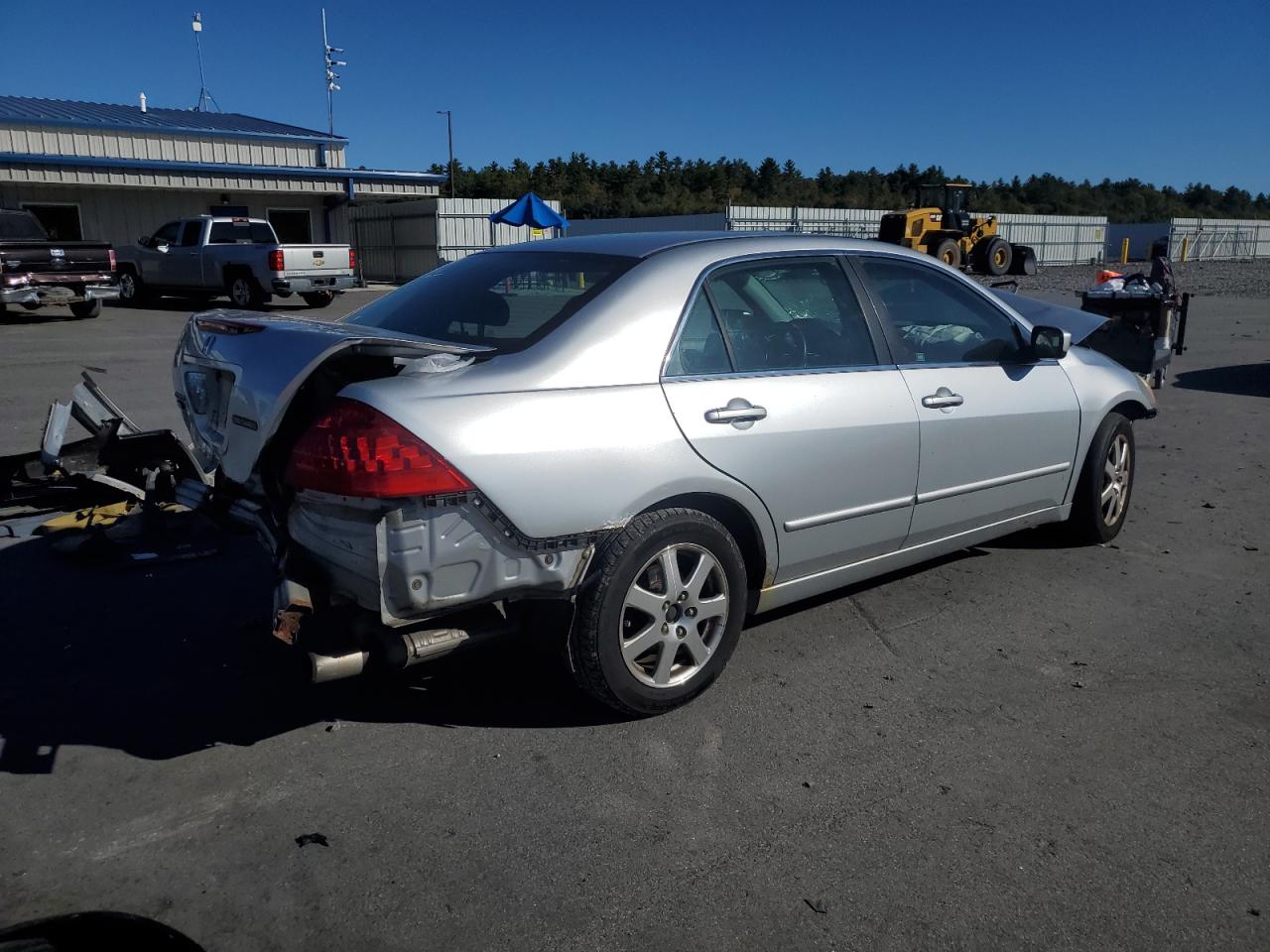 2007 Honda Accord Gray vin: 1HGCM56397A192718