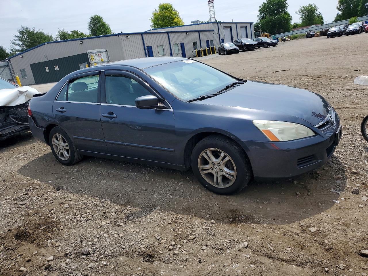 2007 Honda Accord Se Gray vin: 1HGCM56397A195957