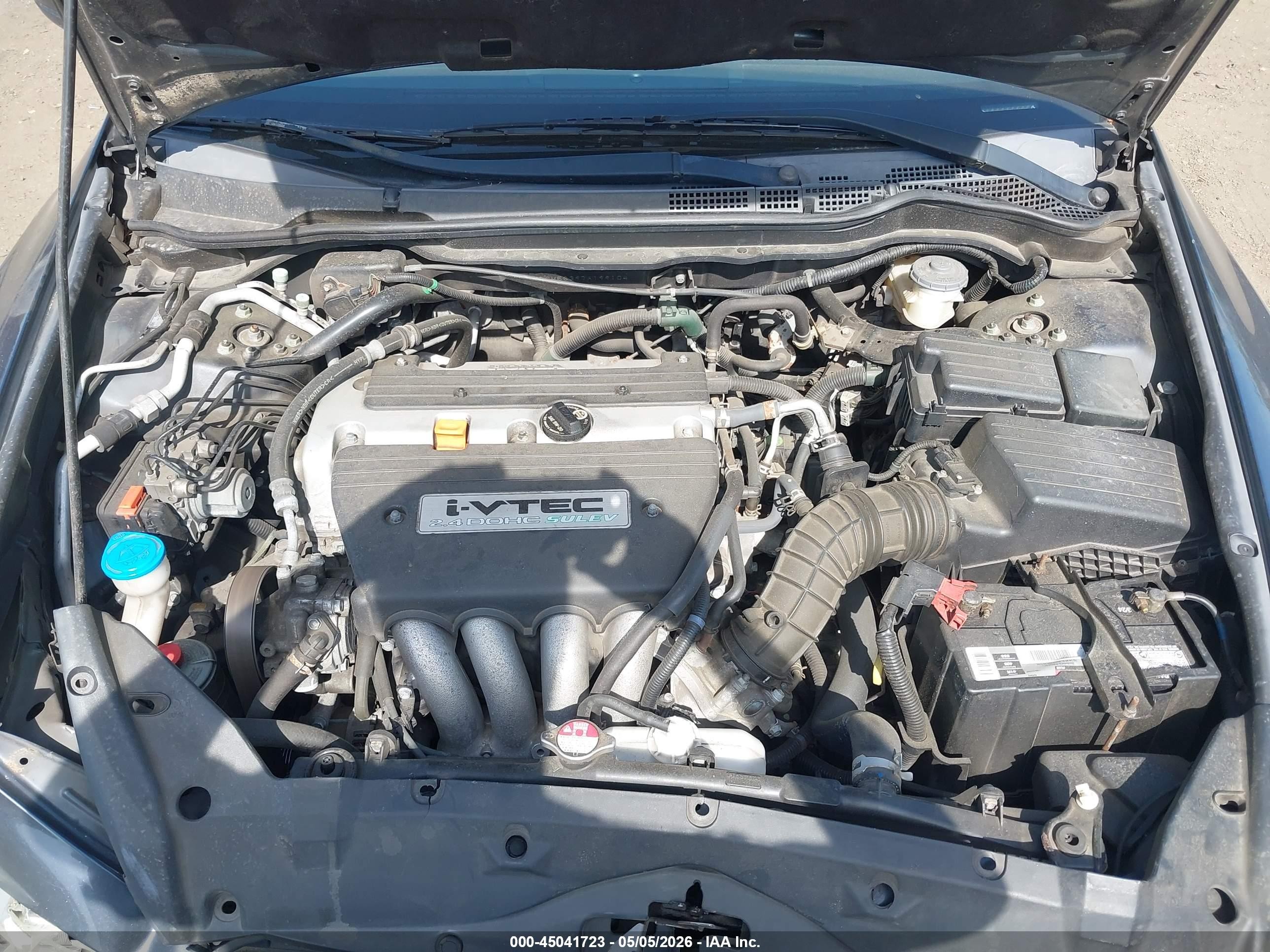 2007 Honda Accord 2.4 Se Gray vin: 1HGCM56397A199104