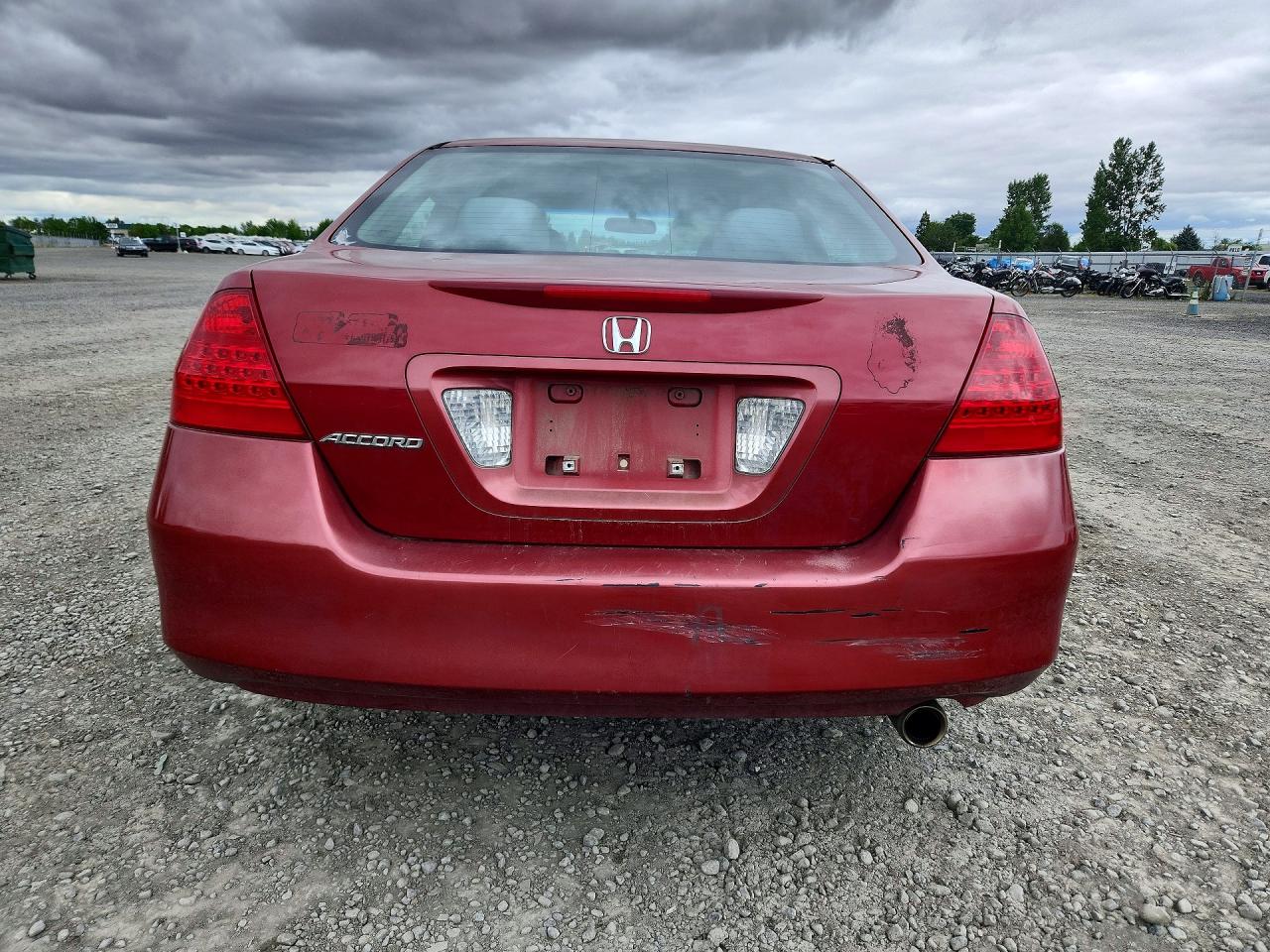 2007 Honda Accord Se Red vin: 1HGCM56397A204172