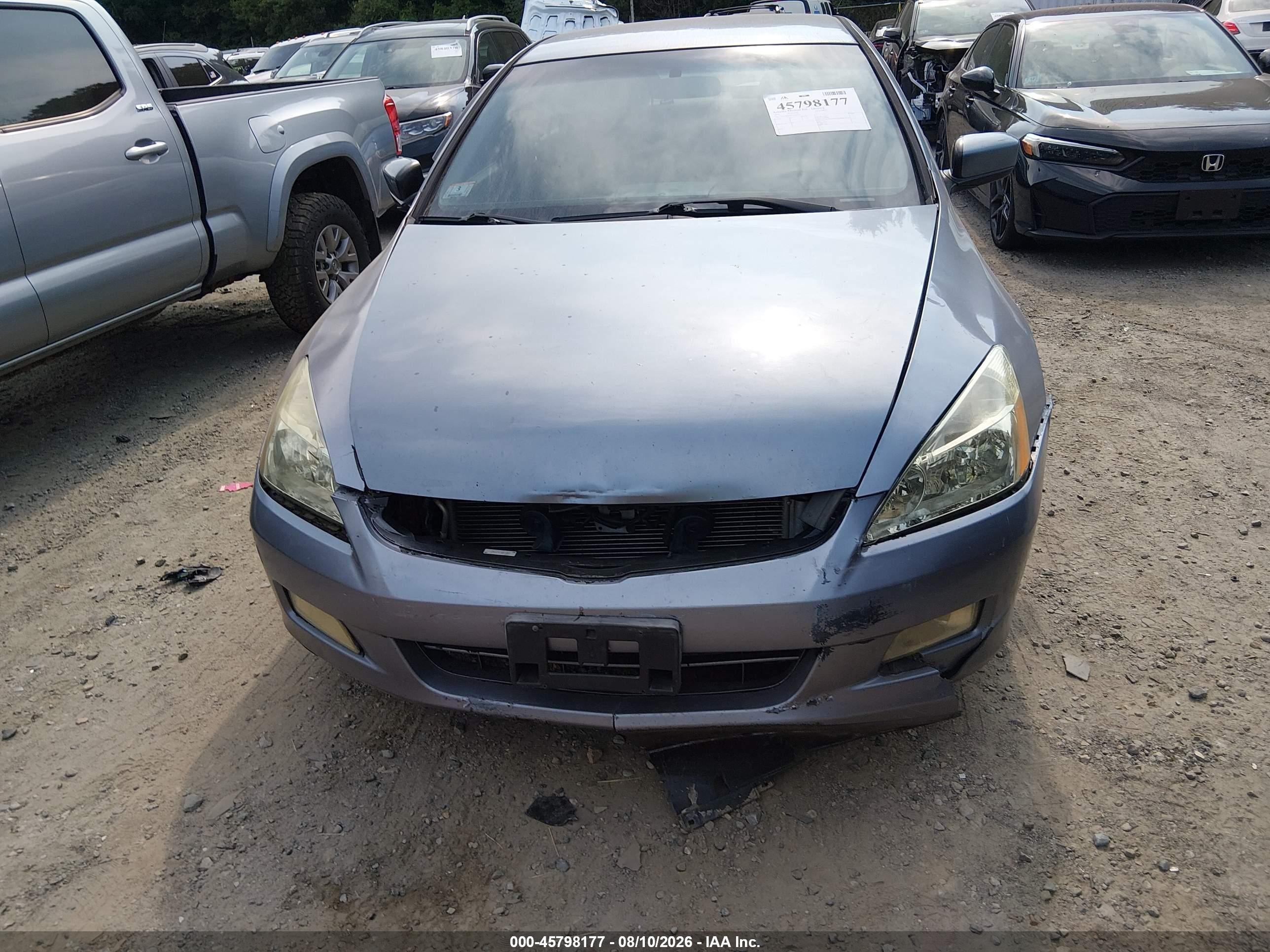 2007 Honda Accord 2.4 Se Blue vin: 1HGCM56397A206942