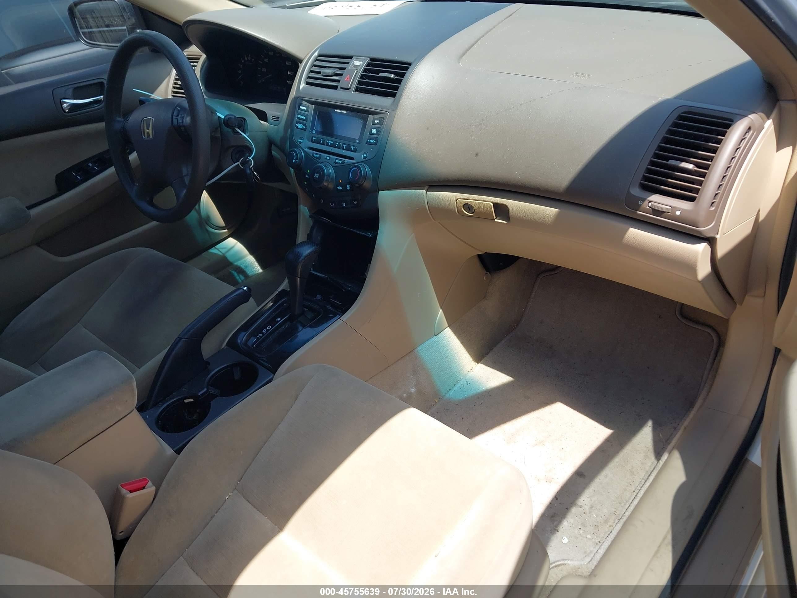 2007 Honda Accord 2.4 Se White vin: 1HGCM56397A212353