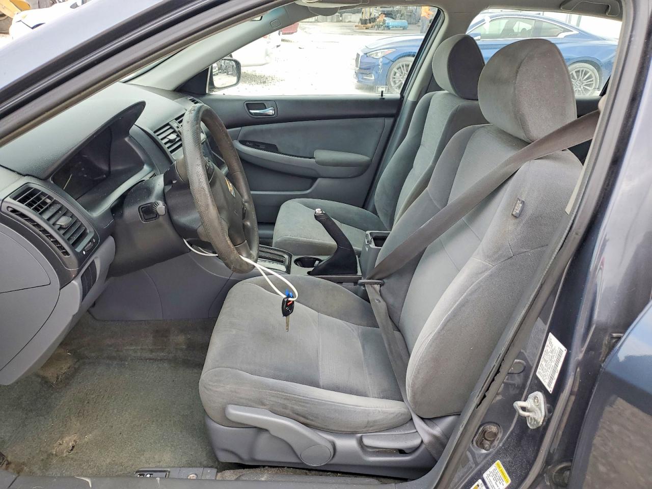 2007 Honda Accord Se Gray vin: 1HGCM56397A218086