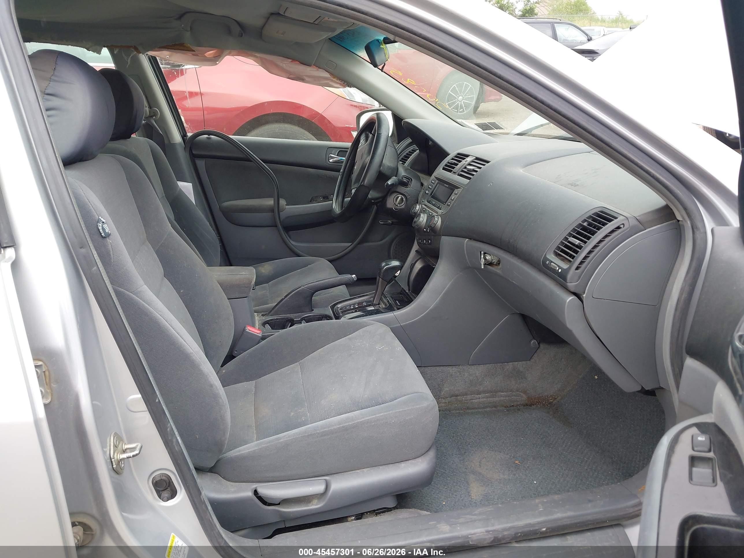 2007 Honda Accord 2.4 Se Silver vin: 1HGCM56397A225765