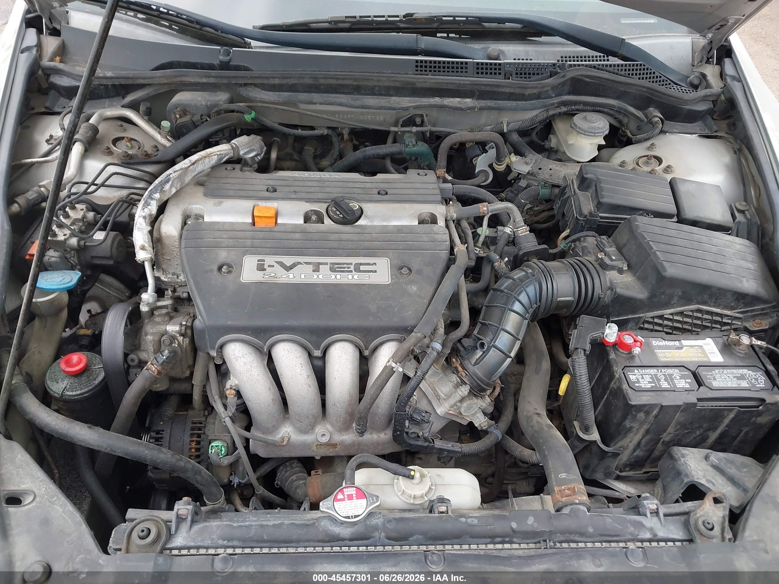 2007 Honda Accord 2.4 Se Silver vin: 1HGCM56397A225765