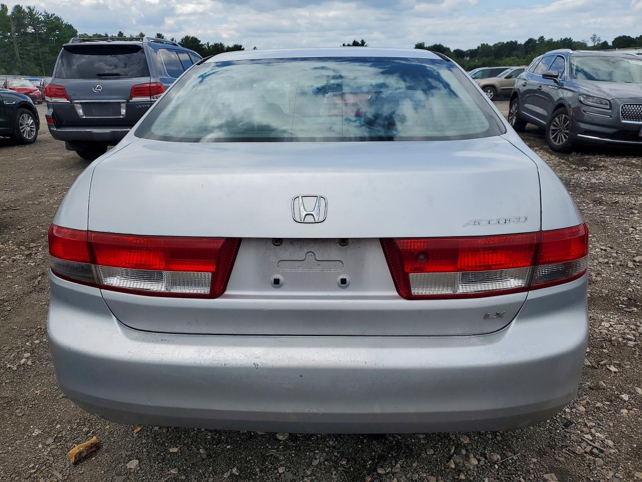 2003 Honda Accord Lx Silver vin: 1HGCM563X3A081038