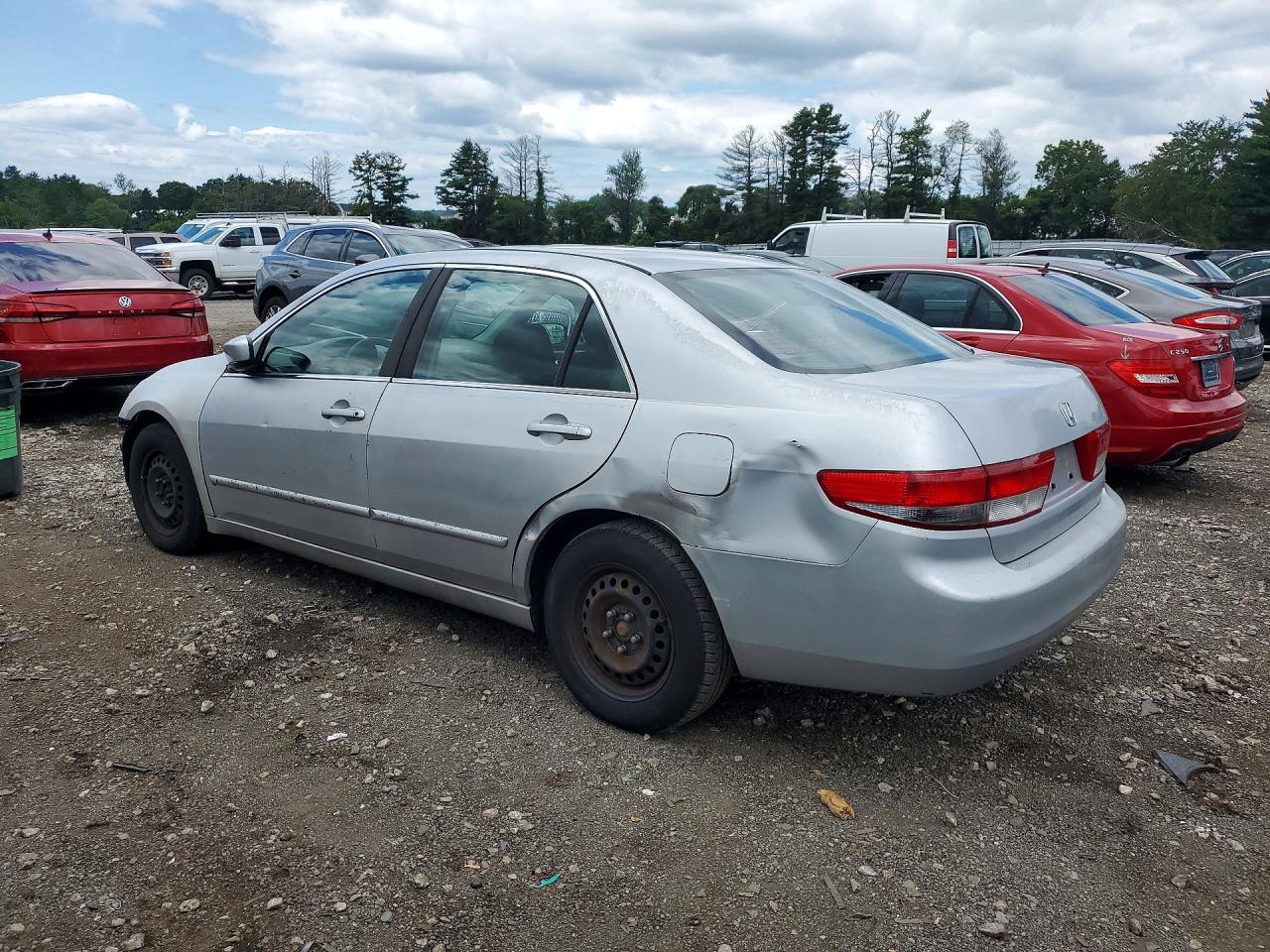 2003 Honda Accord Lx Silver vin: 1HGCM563X3A081038