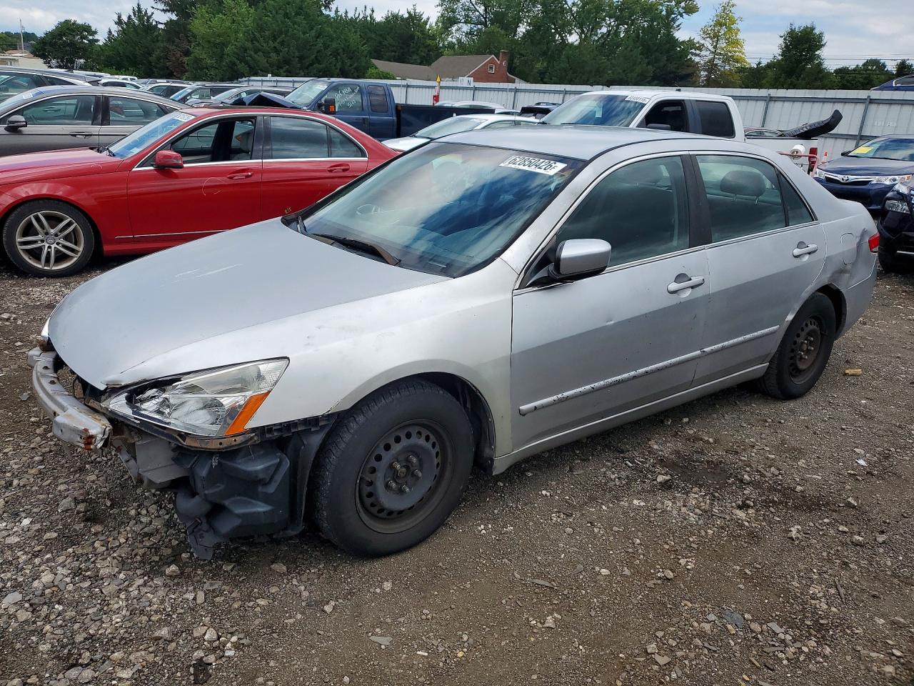 2003 Honda Accord Lx Silver vin: 1HGCM563X3A081038