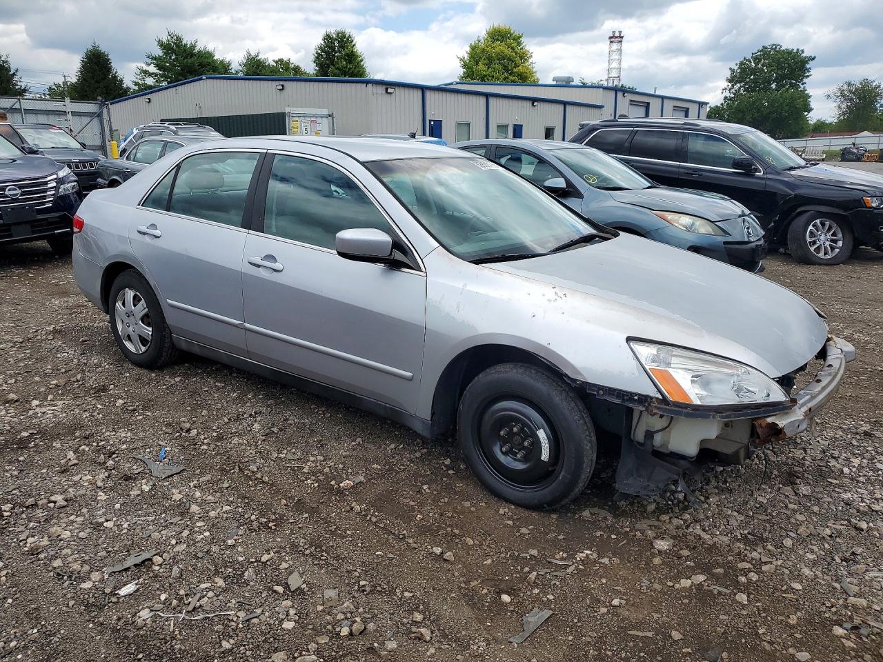 2003 Honda Accord Lx Silver vin: 1HGCM563X3A081038