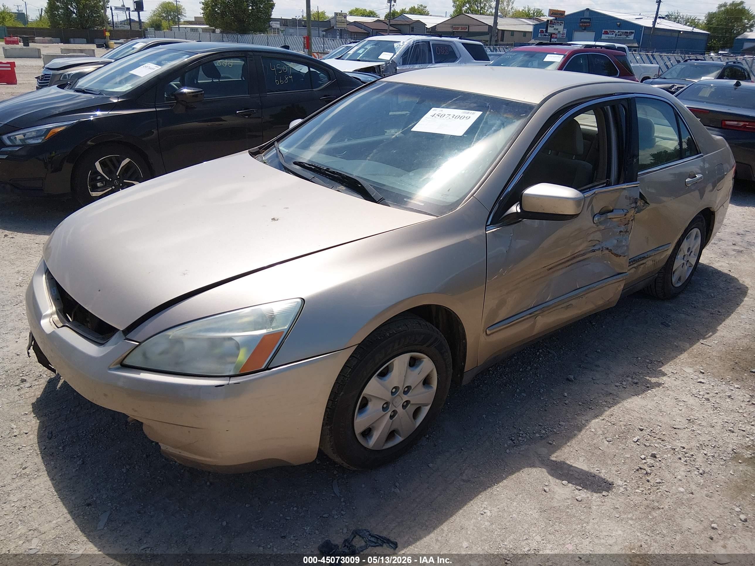 2004 Honda Accord 2.4 Lx Tan vin: 1HGCM563X4A056495