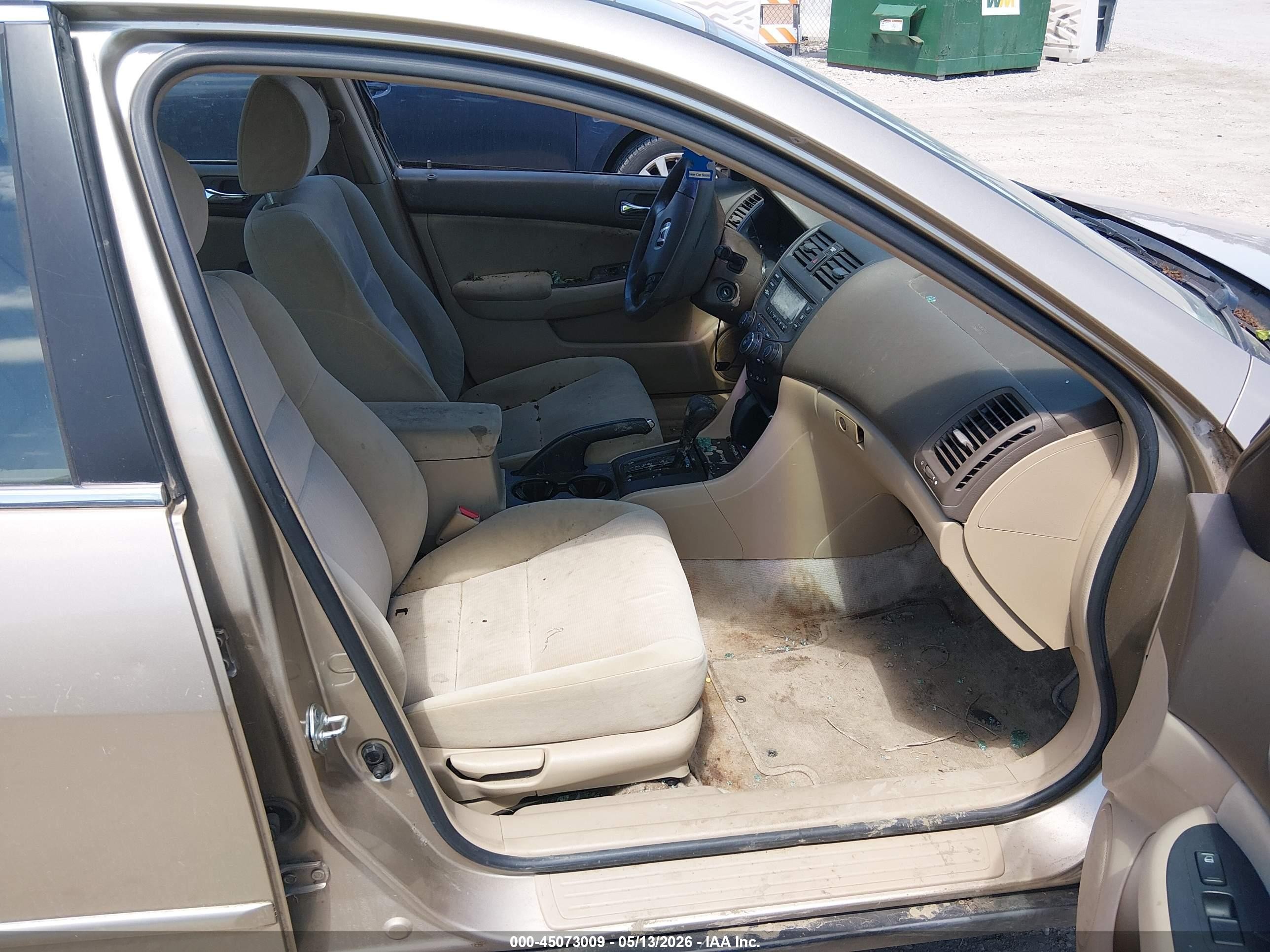 2004 Honda Accord 2.4 Lx Tan vin: 1HGCM563X4A056495