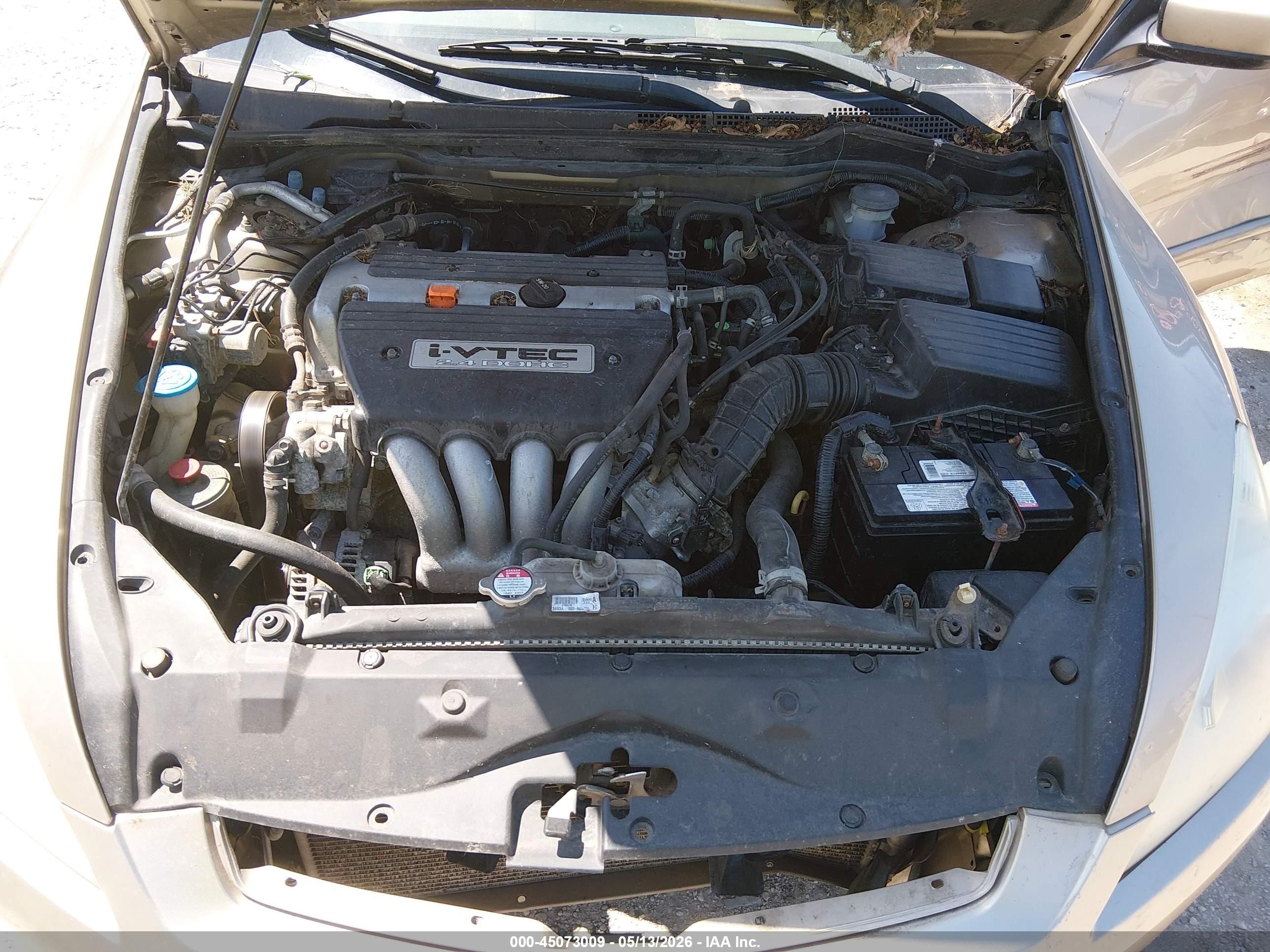2004 Honda Accord 2.4 Lx Tan vin: 1HGCM563X4A056495