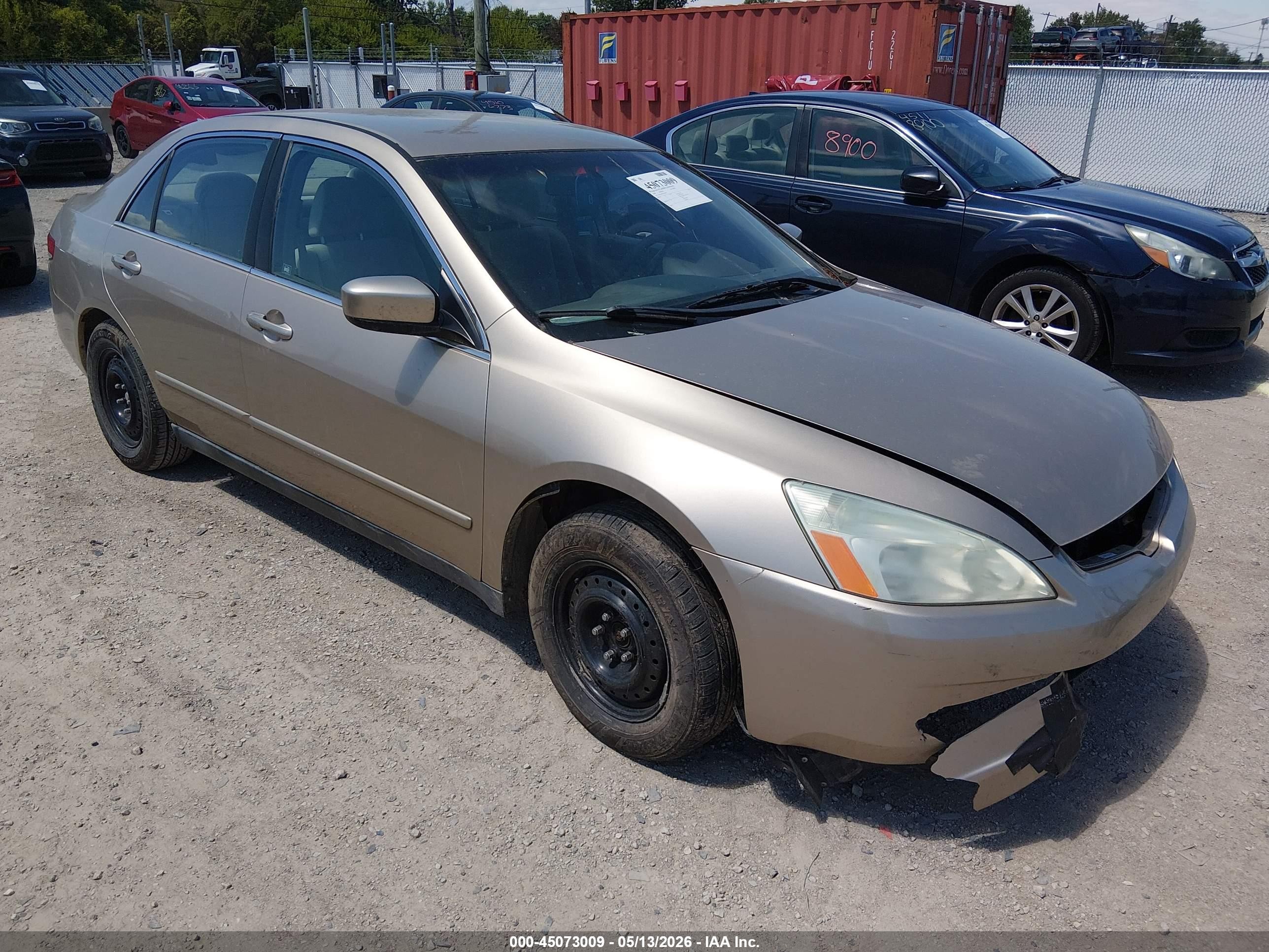 2004 Honda Accord 2.4 Lx Tan vin: 1HGCM563X4A056495