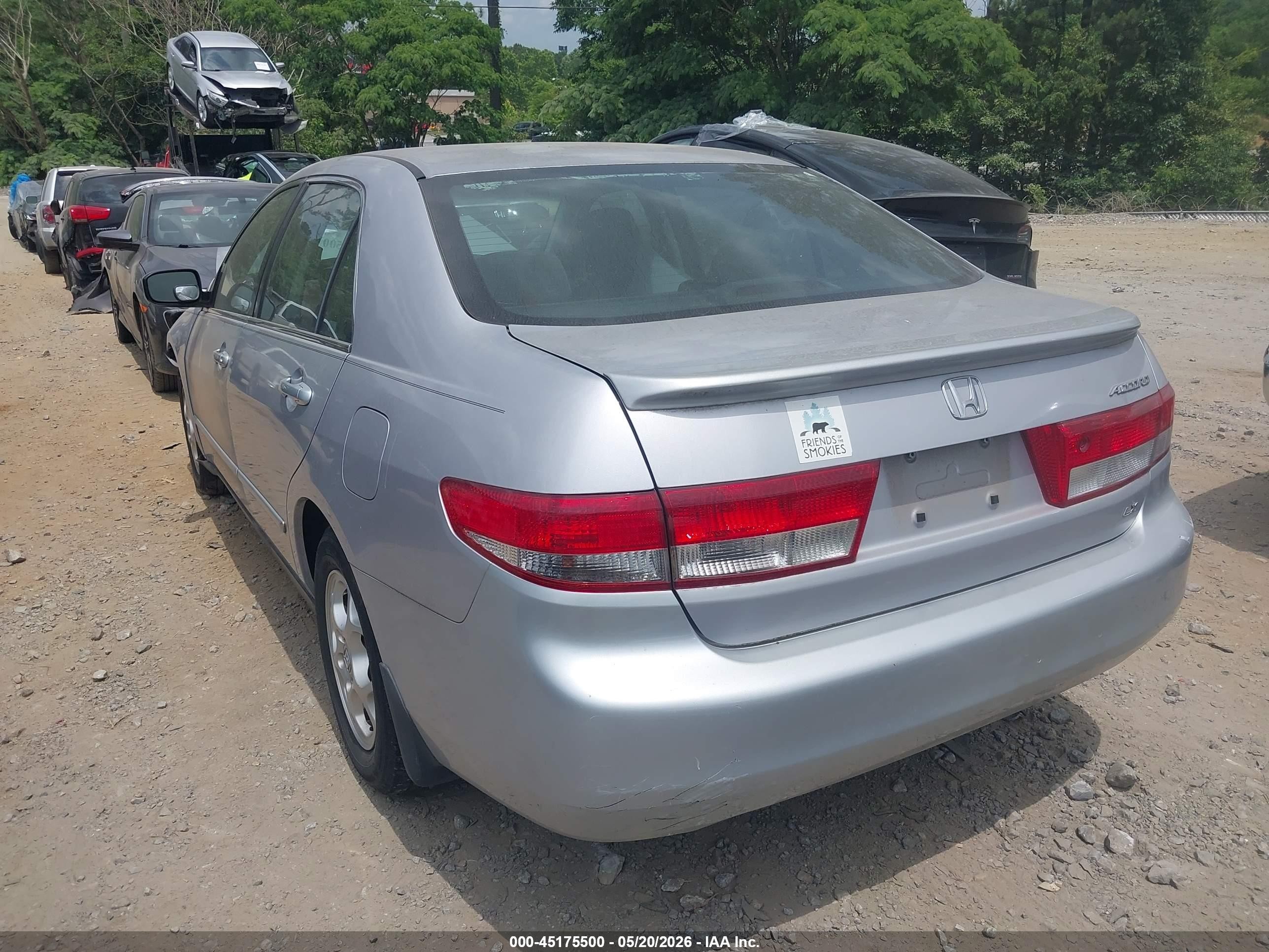 2004 Honda Accord 2.4 Lx Silver vin: 1HGCM563X4A074432