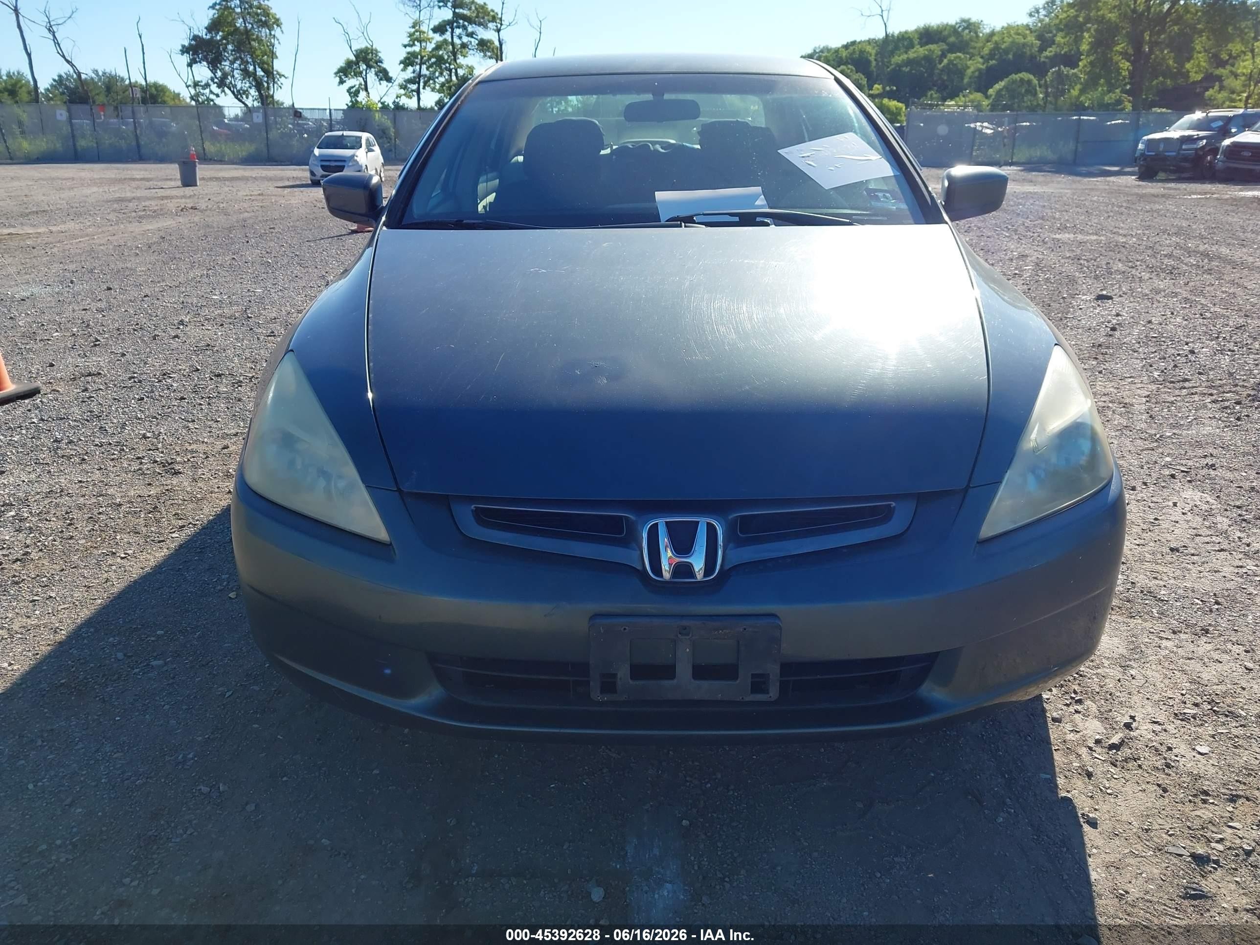 2004 Honda Accord 2.4 Lx Green vin: 1HGCM563X4A160341
