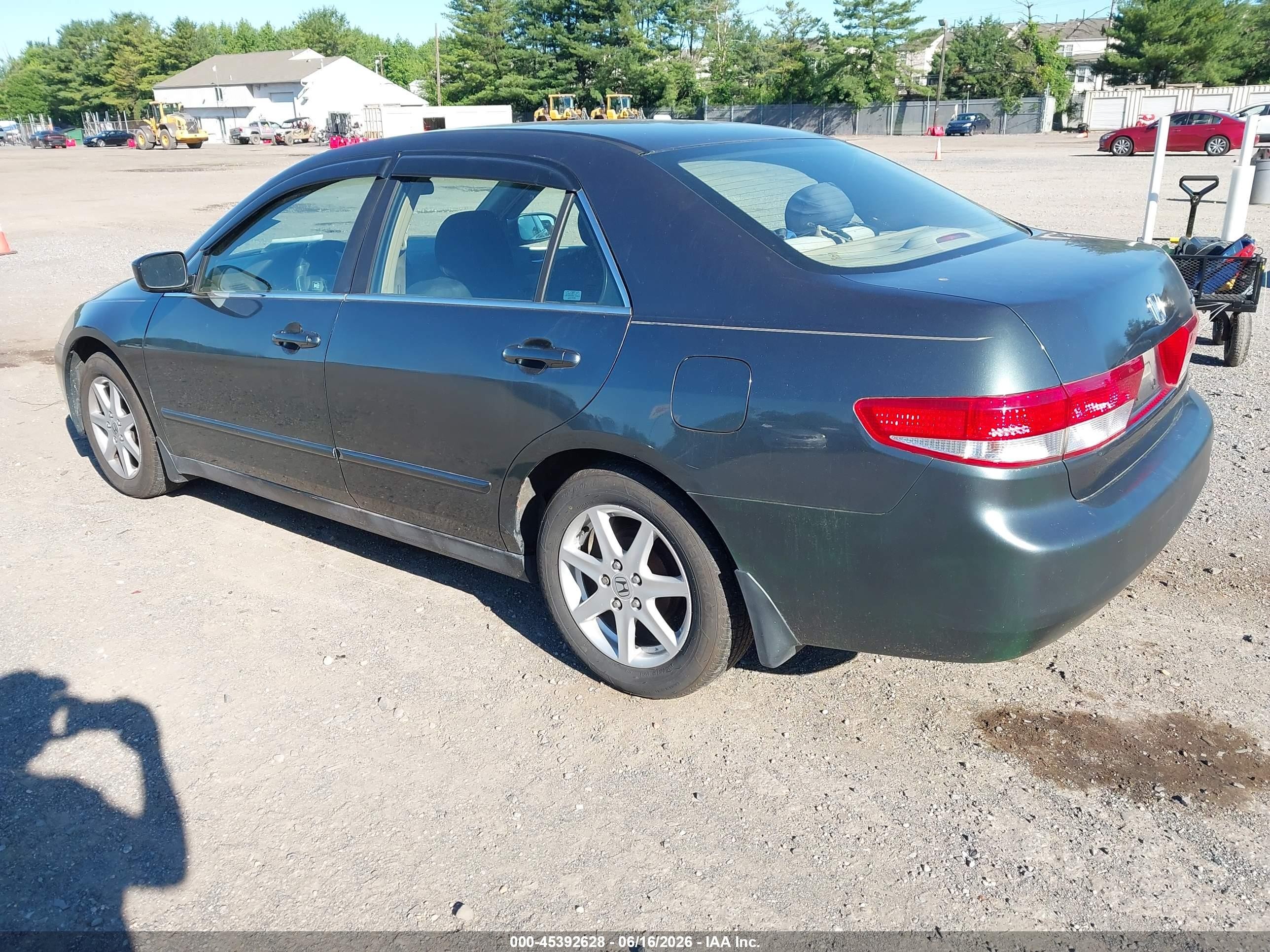 2004 Honda Accord 2.4 Lx Green vin: 1HGCM563X4A160341
