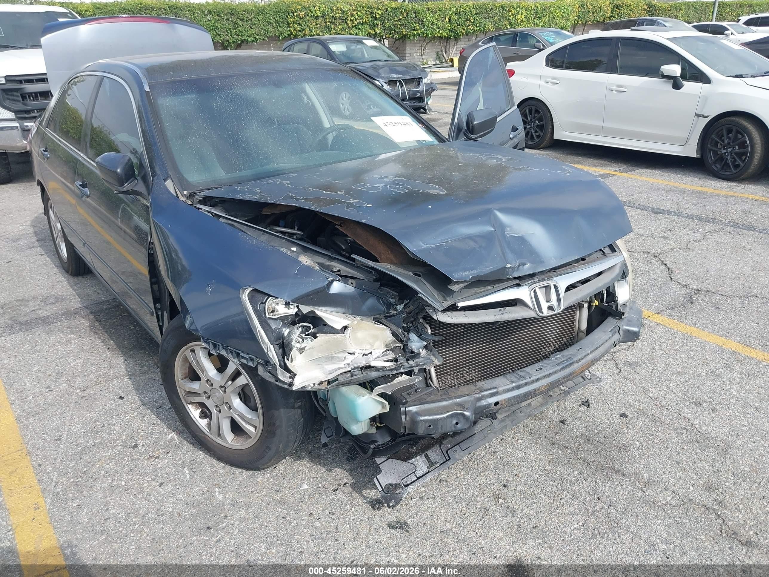 2006 Honda Accord 2.4 Se Черный vin: 1HGCM563X6A051235