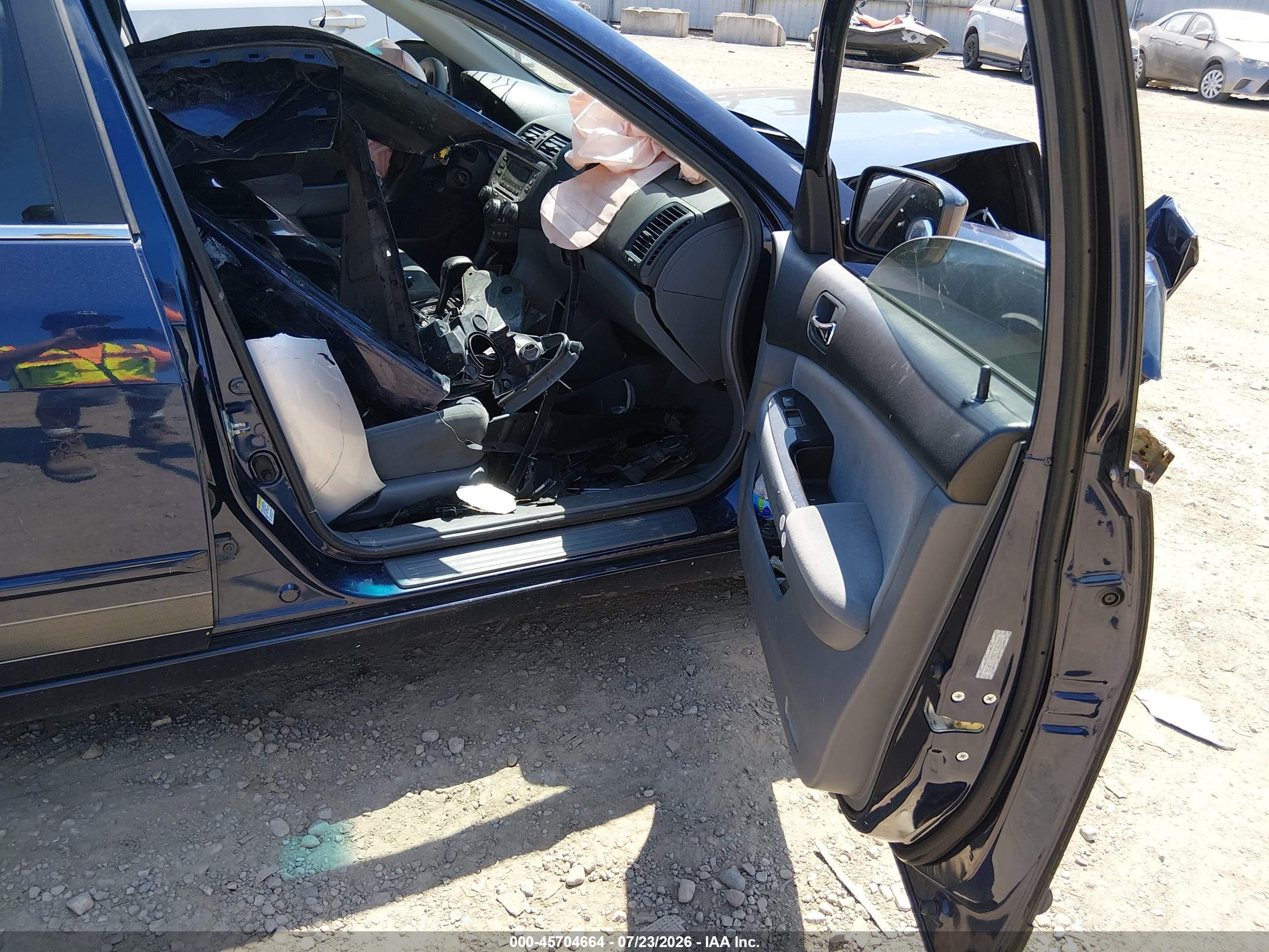 2006 Honda Accord 2.4 Se Blue vin: 1HGCM563X6A110476