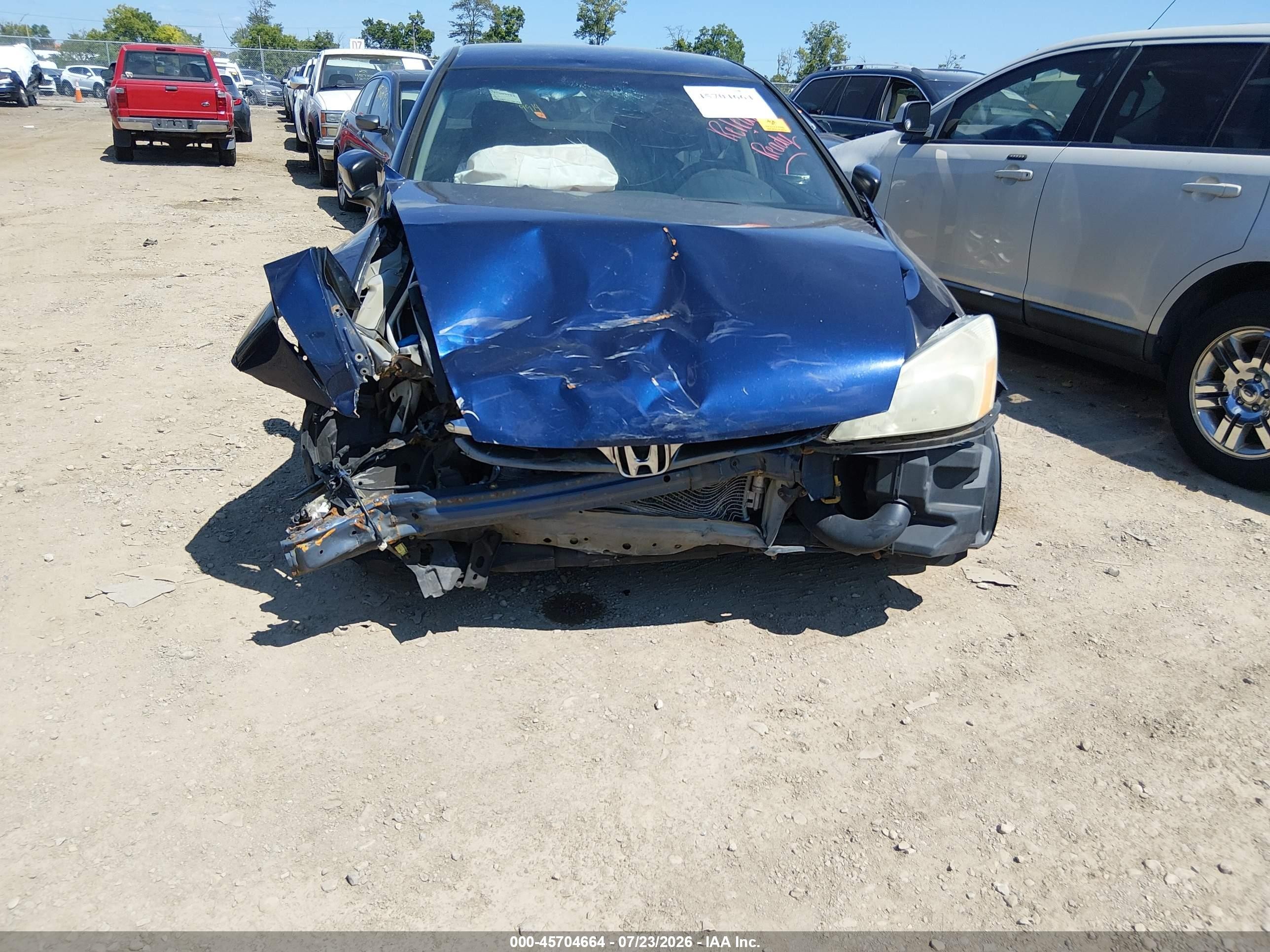 2006 Honda Accord 2.4 Se Blue vin: 1HGCM563X6A110476