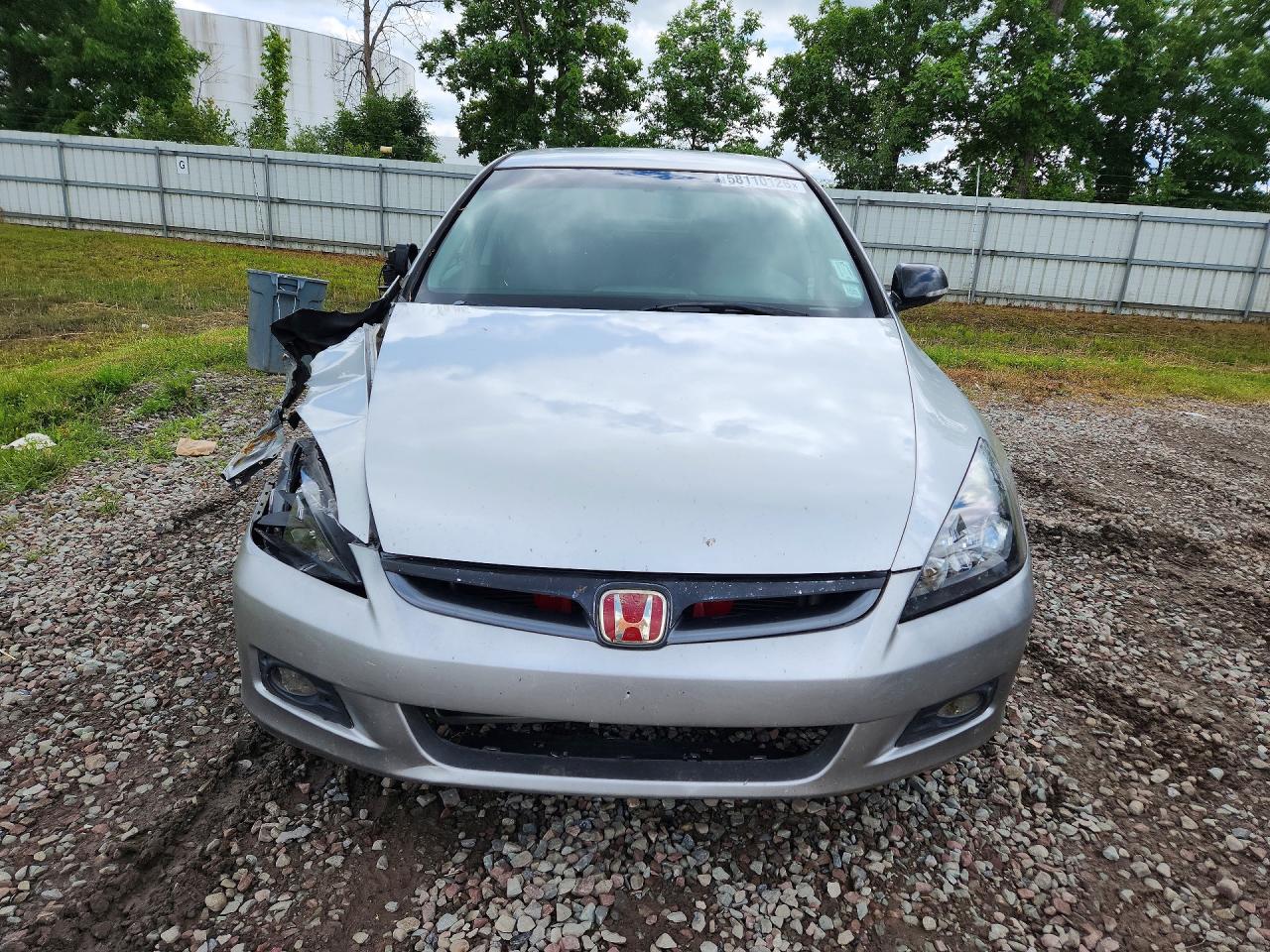 2007 Honda Accord Se Серебряный vin: 1HGCM563X7A000996