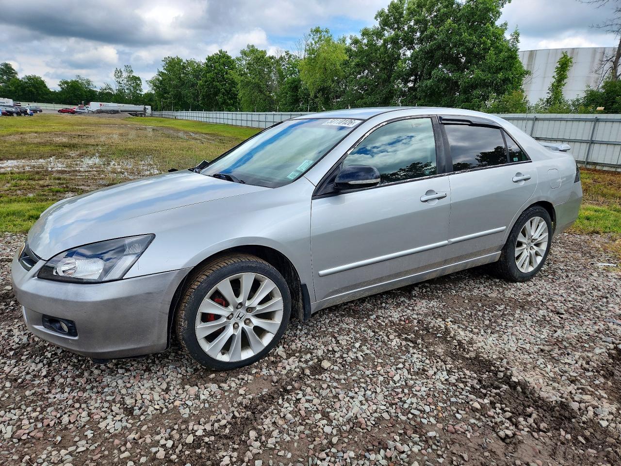 2007 Honda Accord Se Серебряный vin: 1HGCM563X7A000996