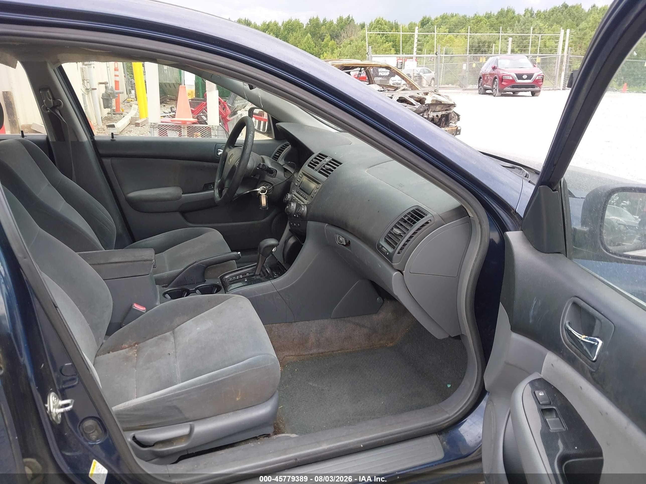 2007 Honda Accord 2.4 Se Blue vin: 1HGCM563X7A053228