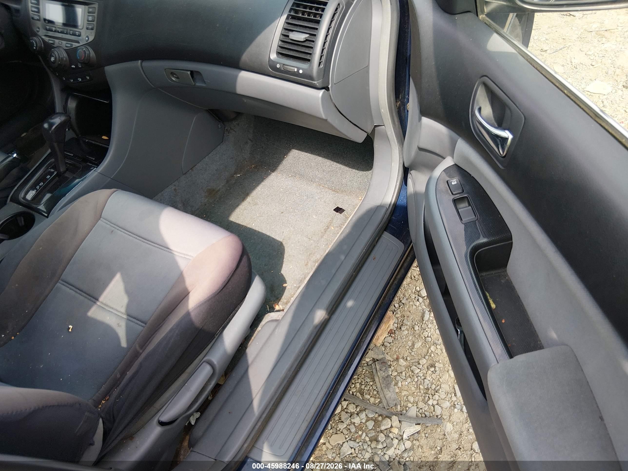2007 Honda Accord 2.4 Se Blue vin: 1HGCM563X7A096242
