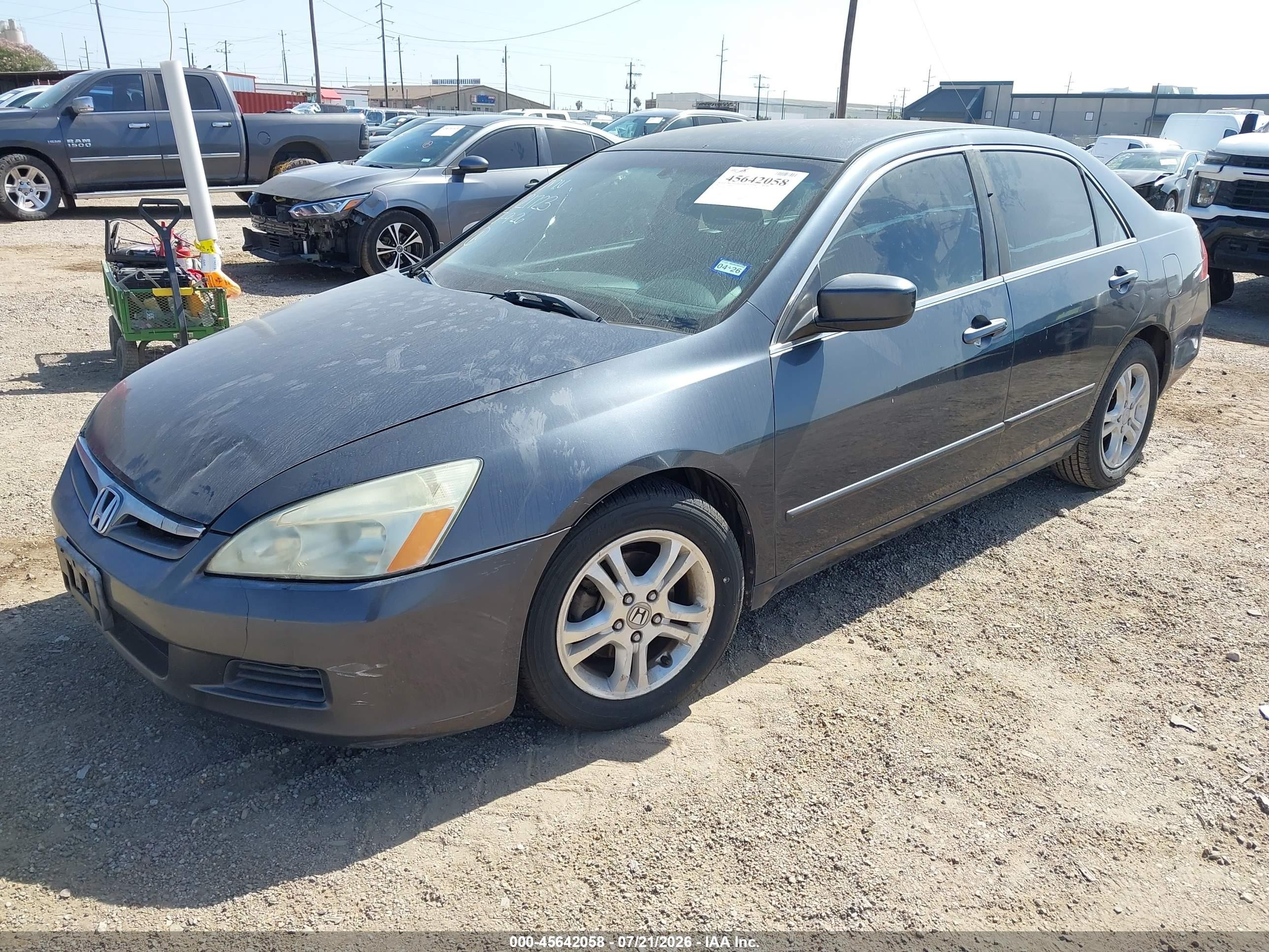 2007 Honda Accord 2.4 Se Black vin: 1HGCM563X7A121723