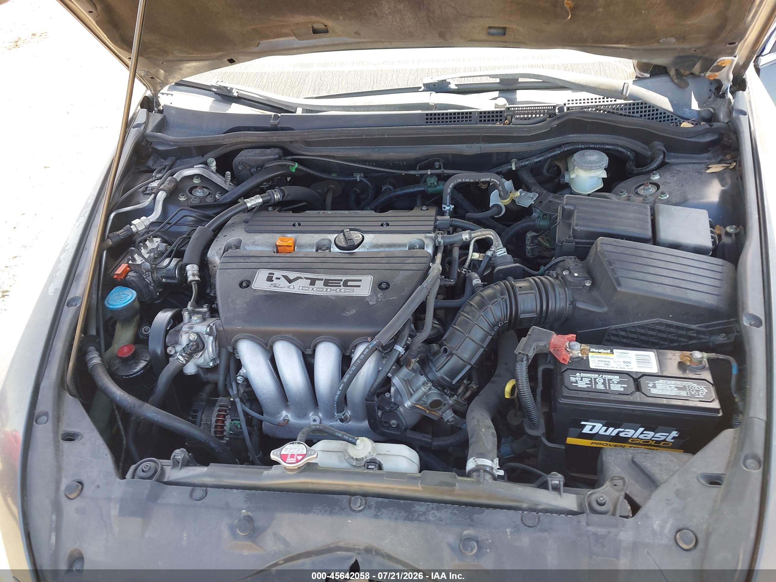 2007 Honda Accord 2.4 Se Black vin: 1HGCM563X7A121723