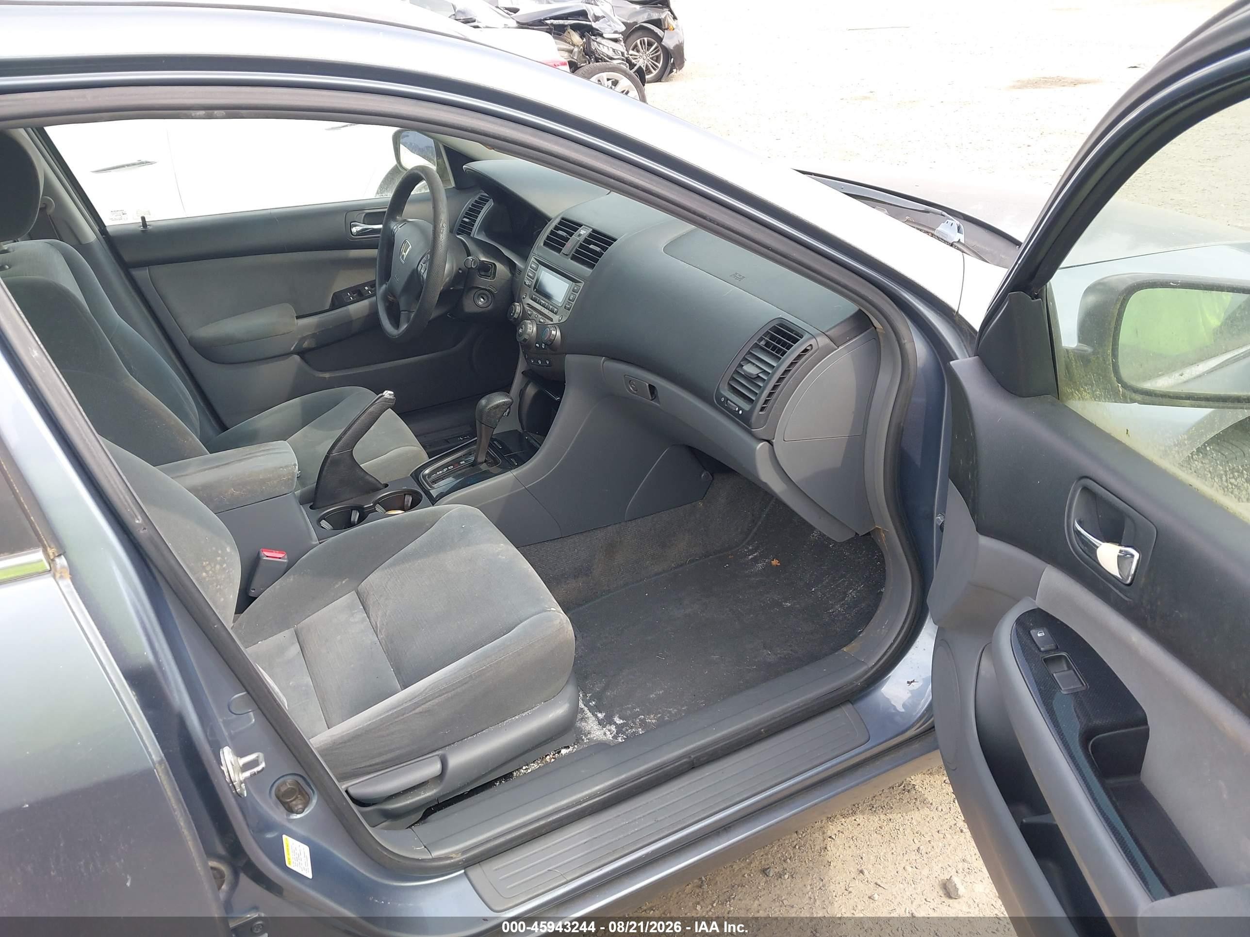 2007 Honda Accord 2.4 Se Light Blue vin: 1HGCM563X7A161817