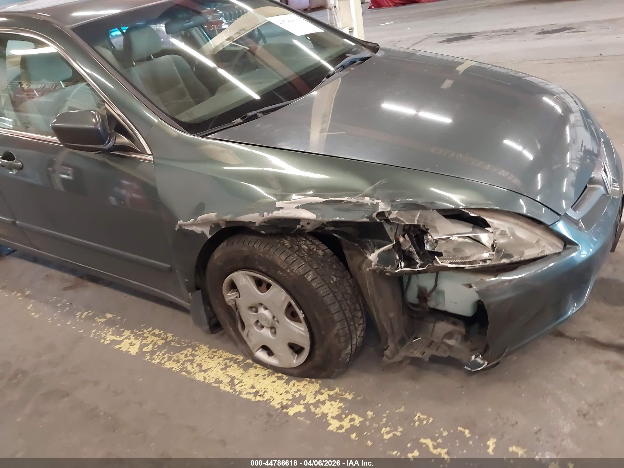 2005 Honda Accord 2.4 Lx Gray vin: 1HGCM56405A006912