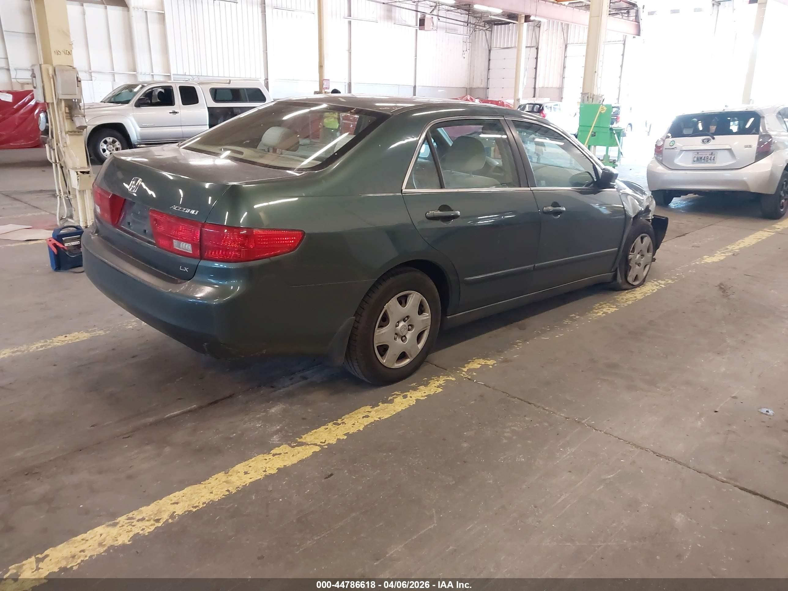 2005 Honda Accord 2.4 Lx Gray vin: 1HGCM56405A006912