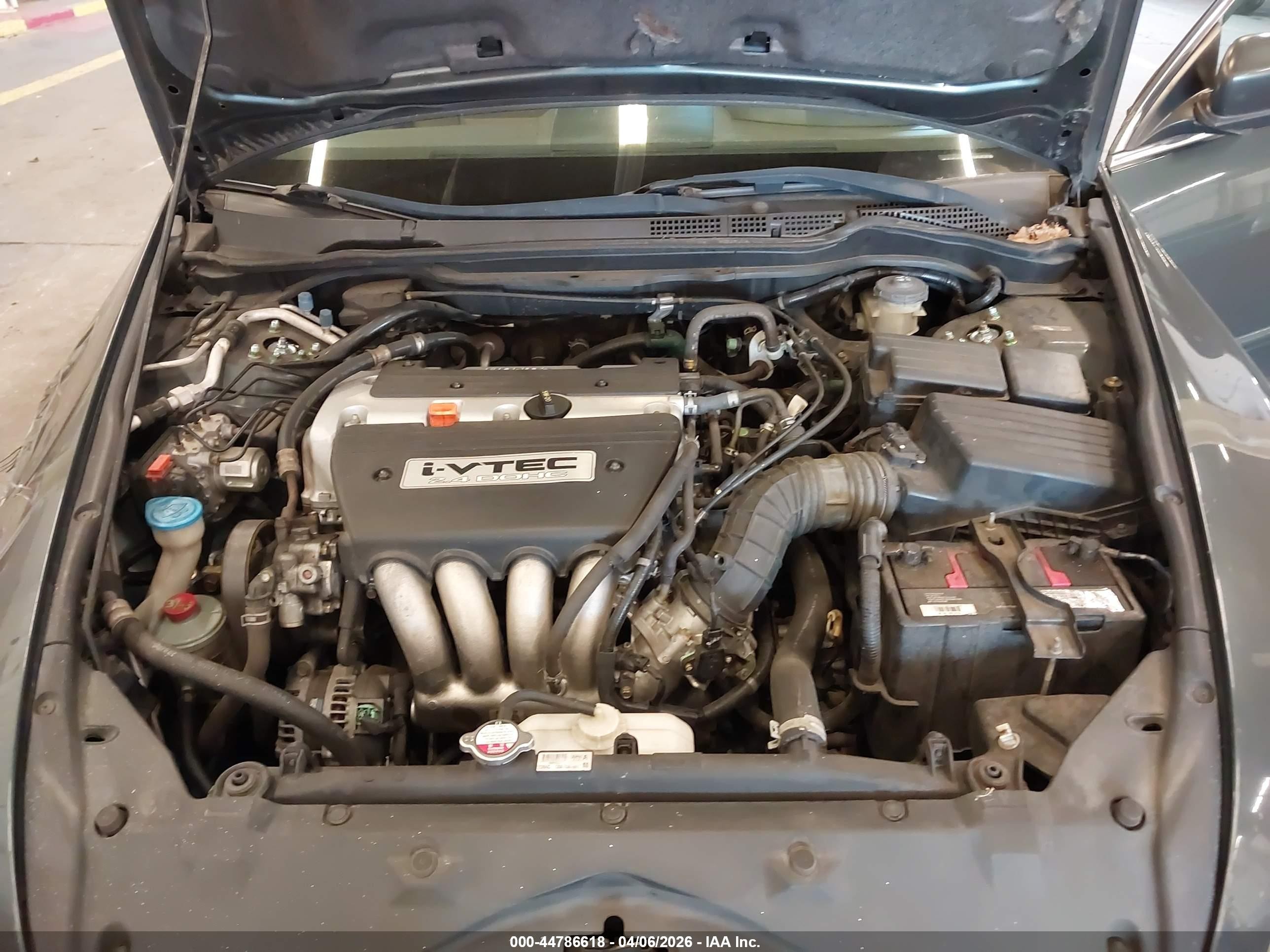 2005 Honda Accord 2.4 Lx Gray vin: 1HGCM56405A006912