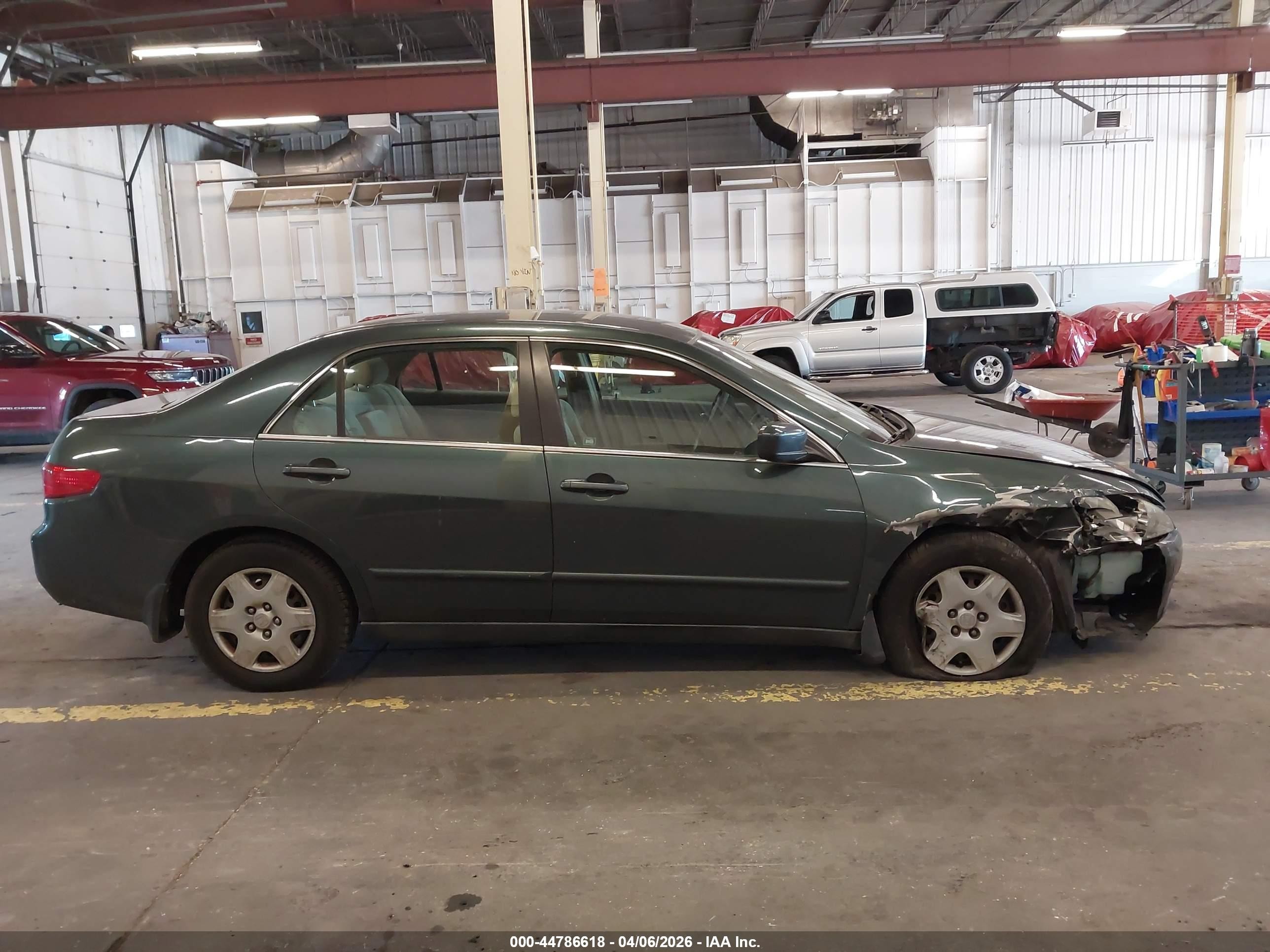 2005 Honda Accord 2.4 Lx Gray vin: 1HGCM56405A006912