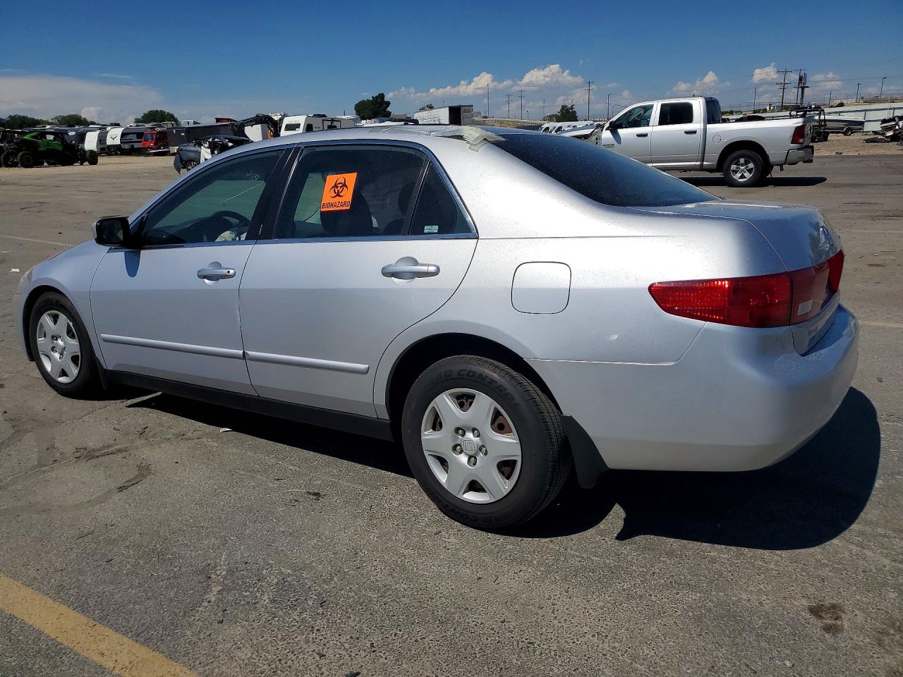 2005 Honda Accord Lx Silver vin: 1HGCM56405A019157