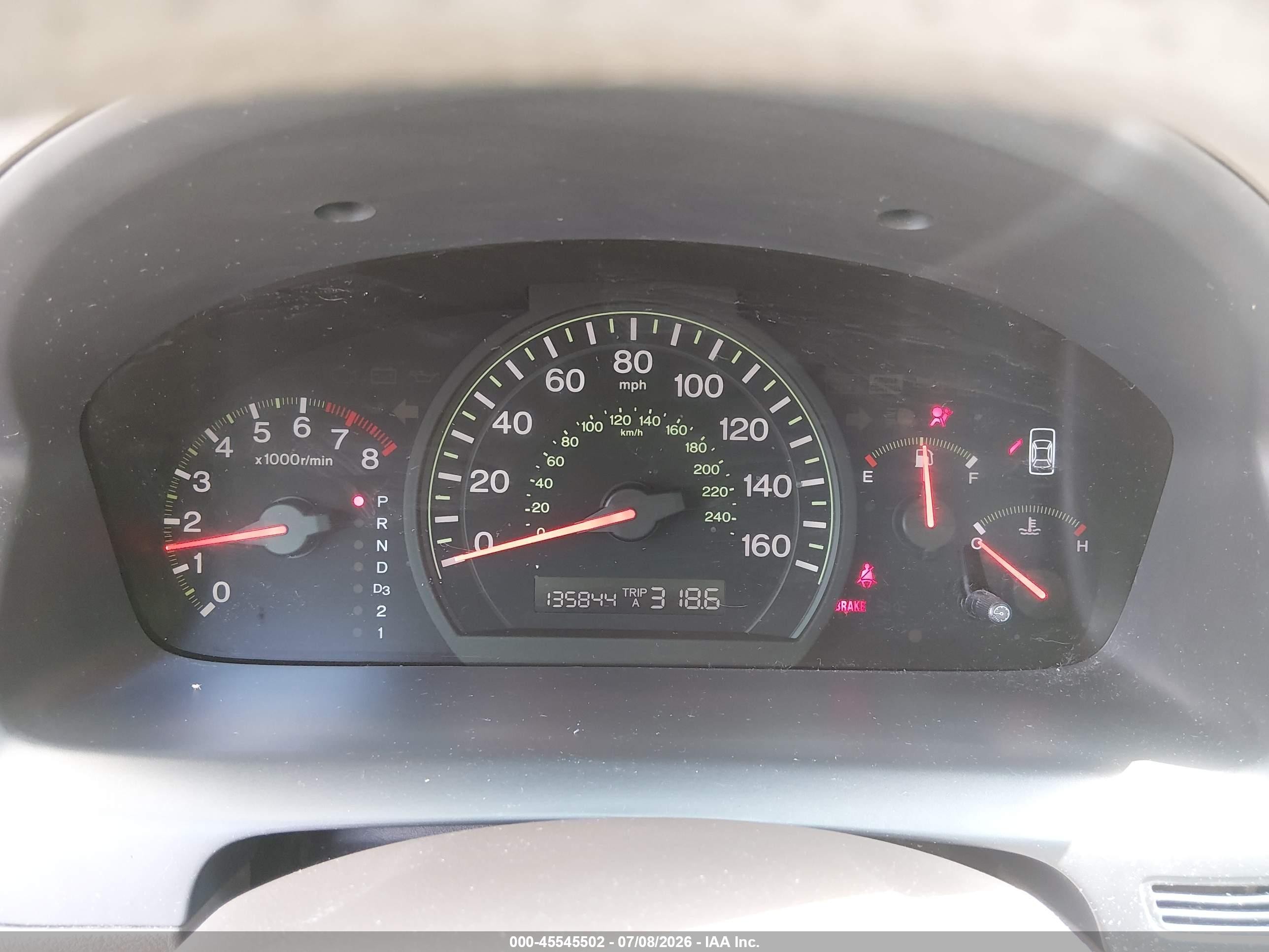 2005 Honda Accord 2.4 Lx White vin: 1HGCM56405A050280