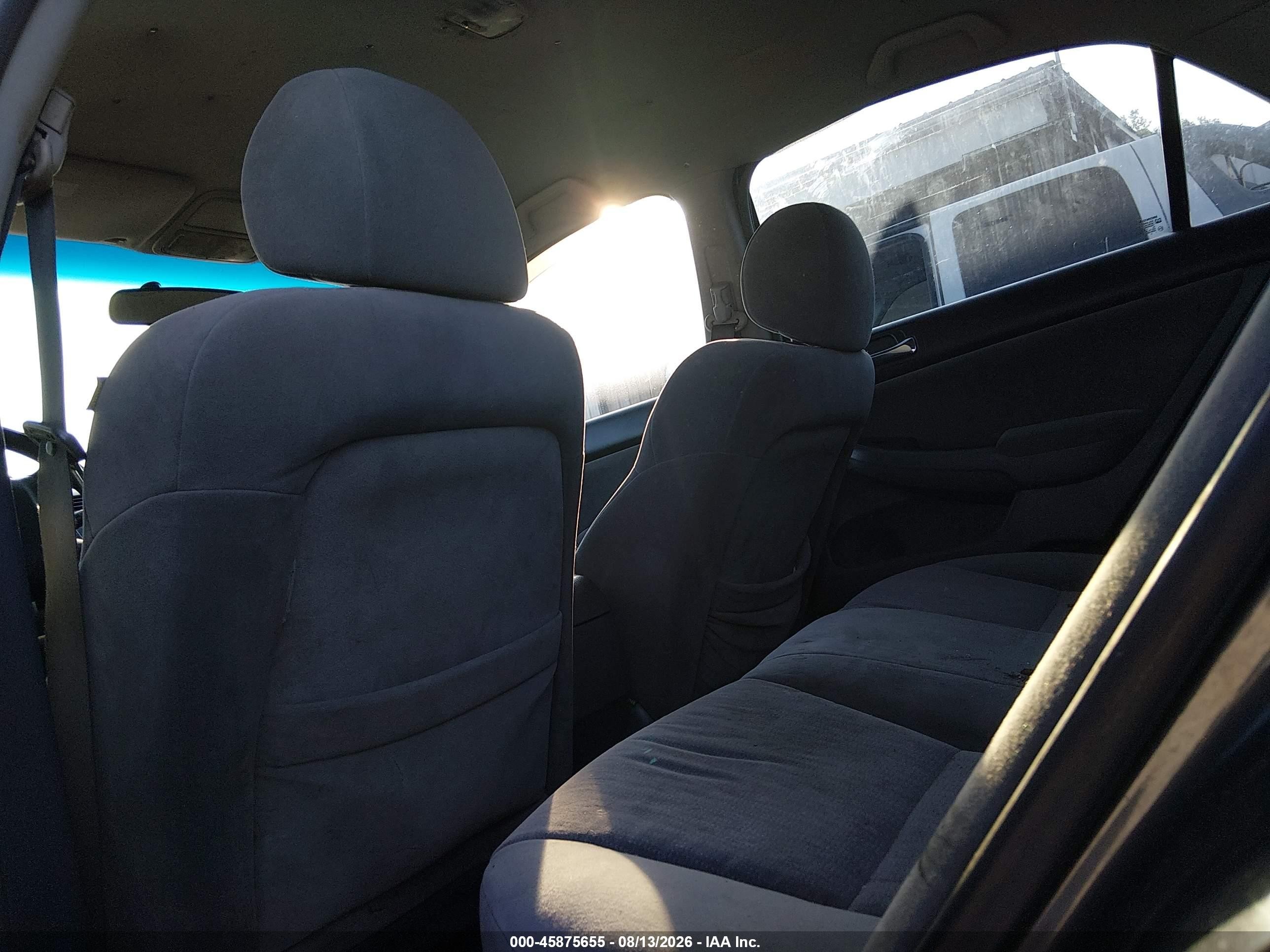 2005 Honda Accord 2.4 Lx Blue vin: 1HGCM56405A051459