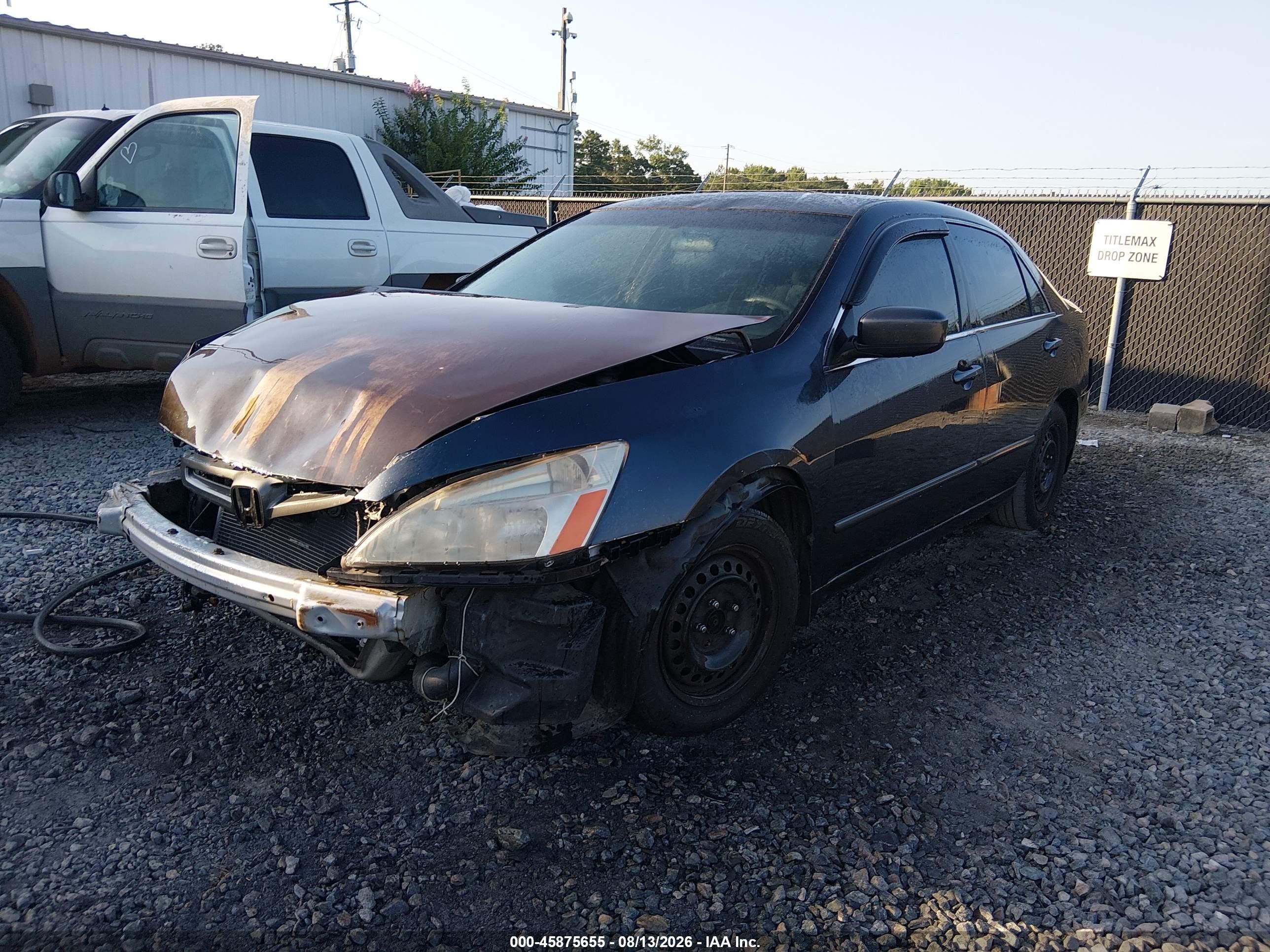 2005 Honda Accord 2.4 Lx Blue vin: 1HGCM56405A051459