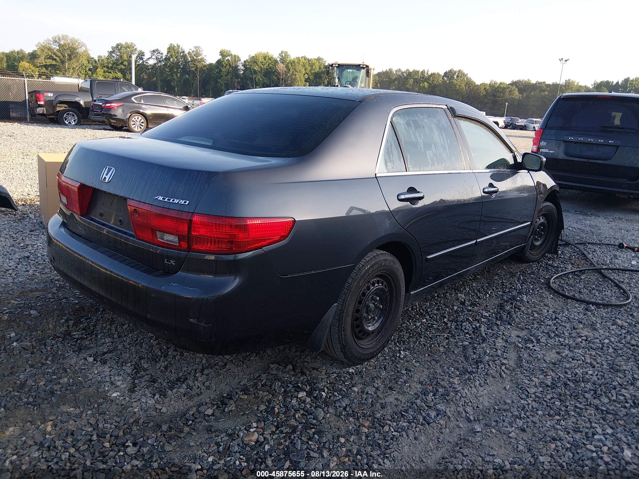 2005 Honda Accord 2.4 Lx Blue vin: 1HGCM56405A051459