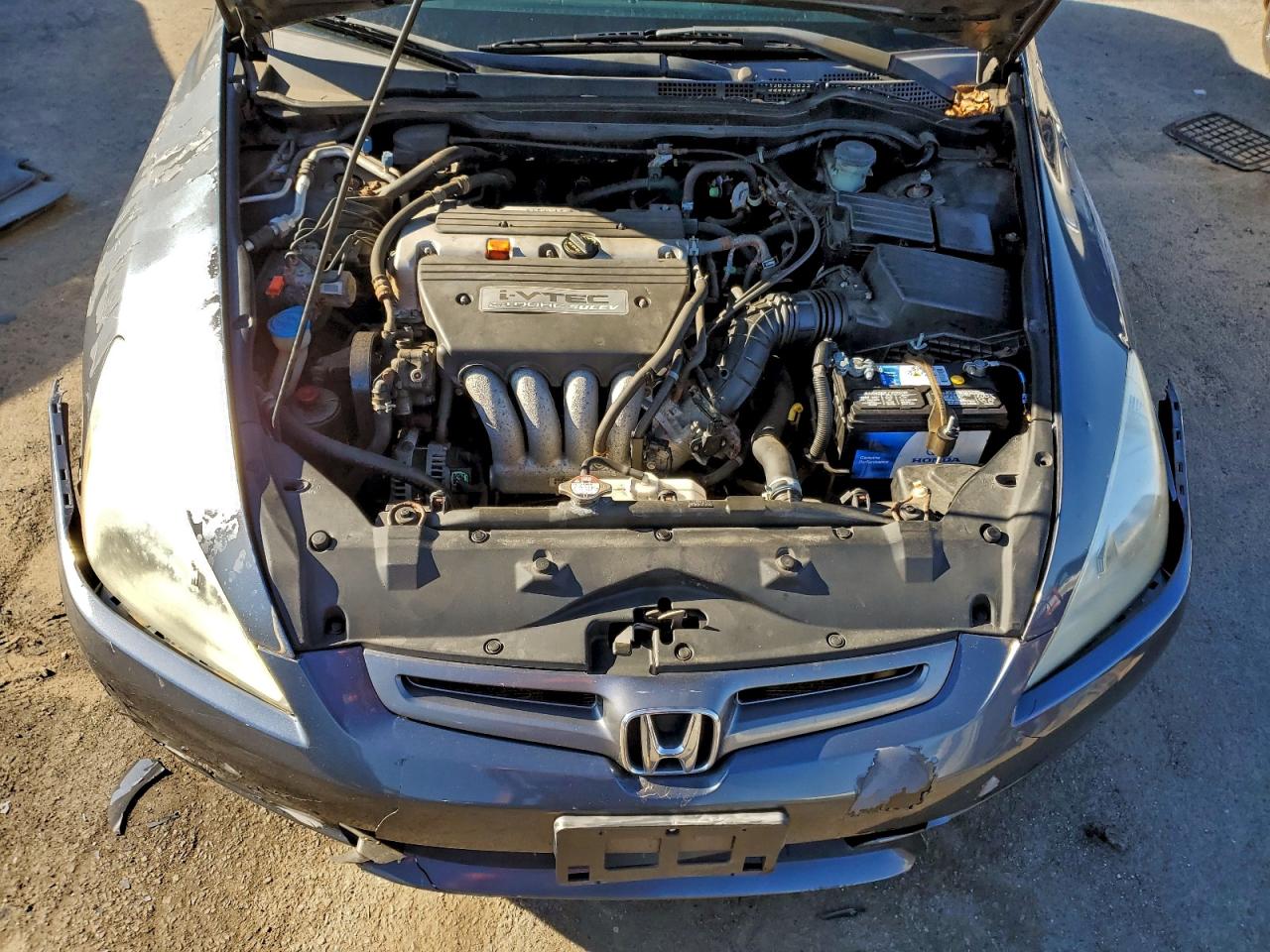 2005 Honda Accord Lx Синий vin: 1HGCM56405A133451