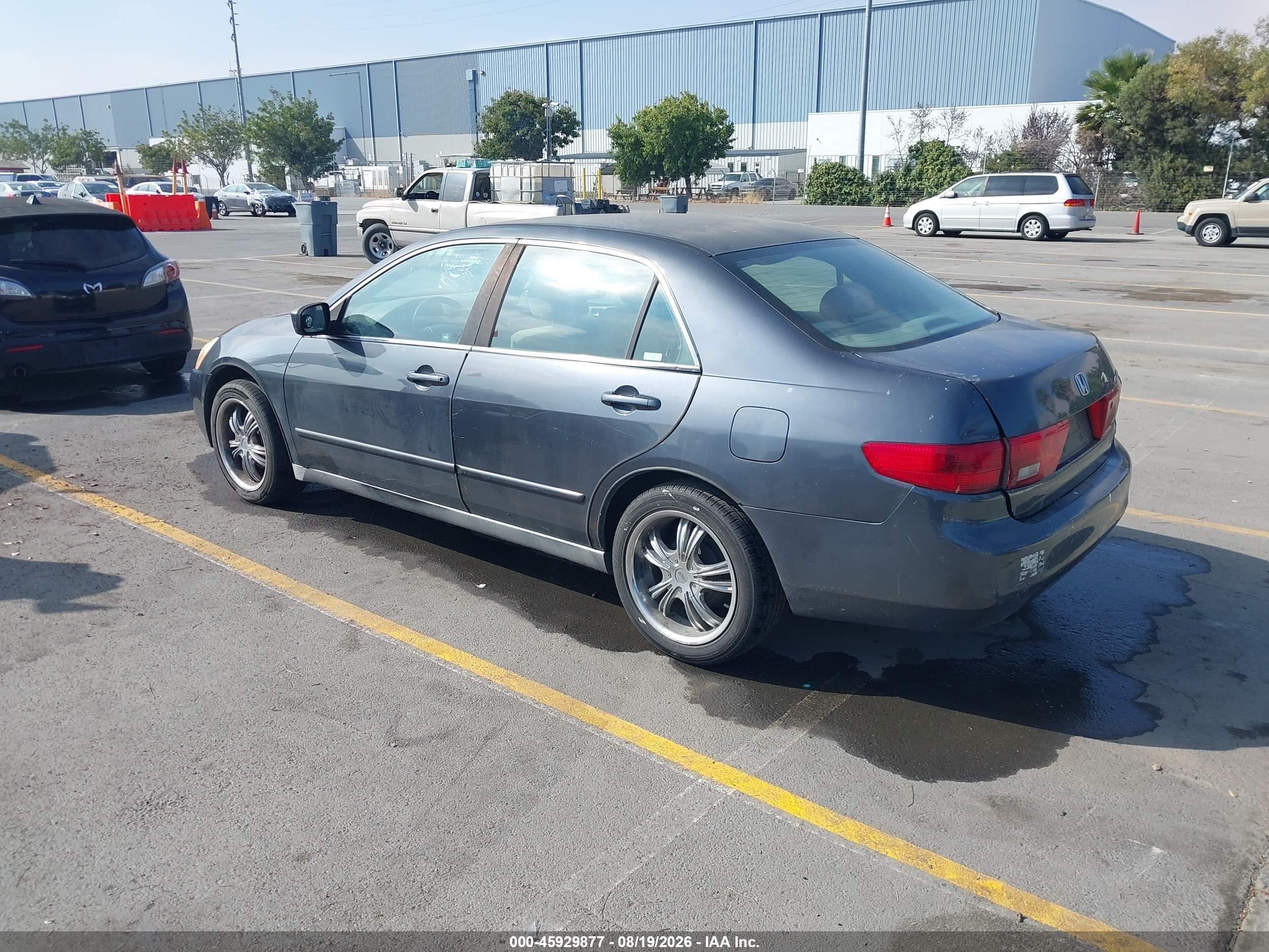 2005 Honda Accord 2.4 Lx Gray vin: 1HGCM56405A146622