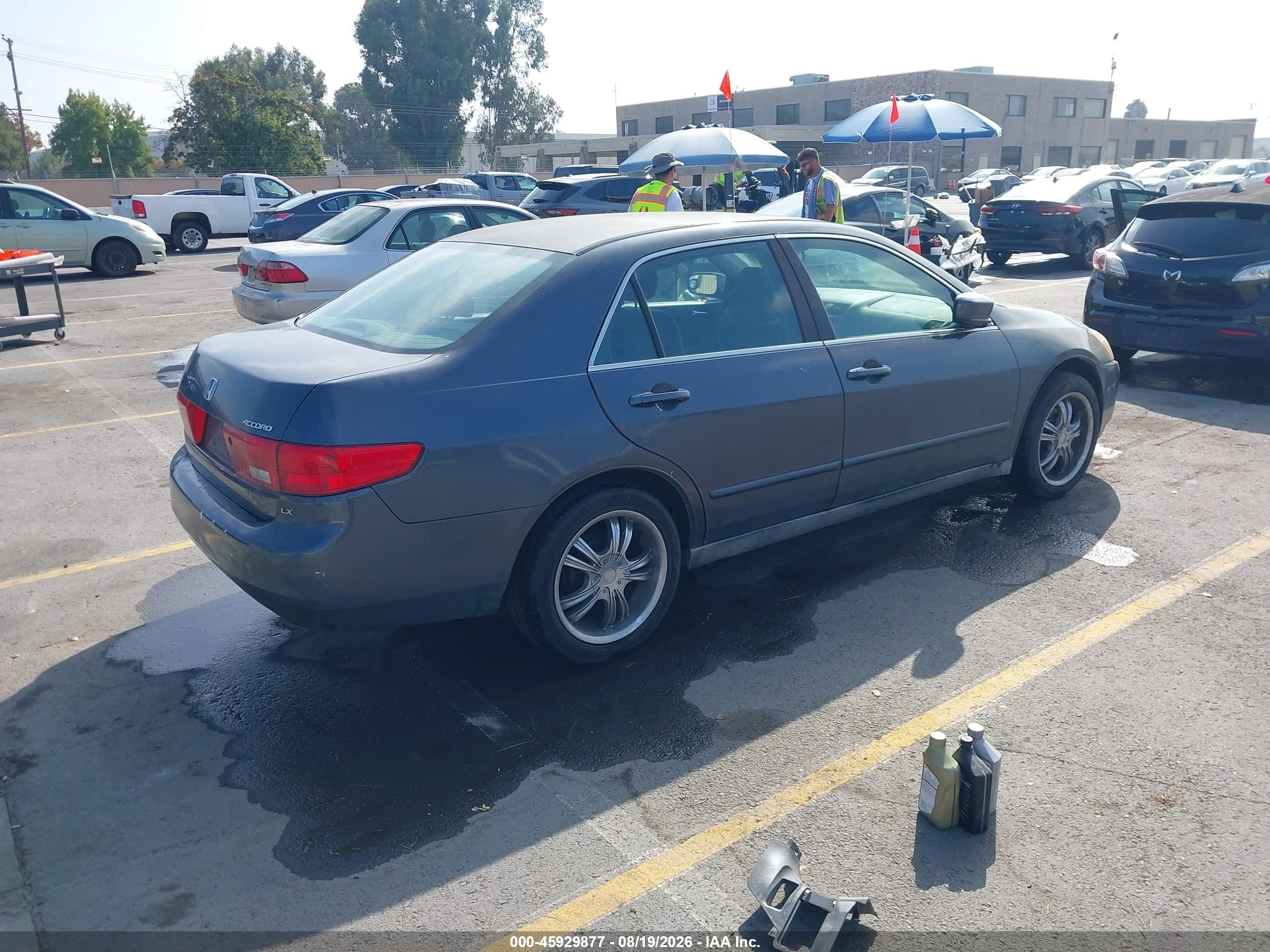 2005 Honda Accord 2.4 Lx Gray vin: 1HGCM56405A146622