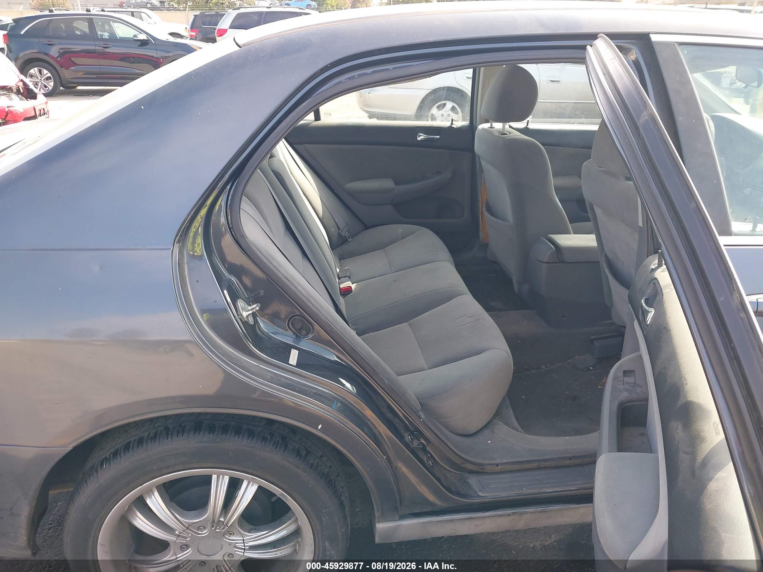 2005 Honda Accord 2.4 Lx Gray vin: 1HGCM56405A146622