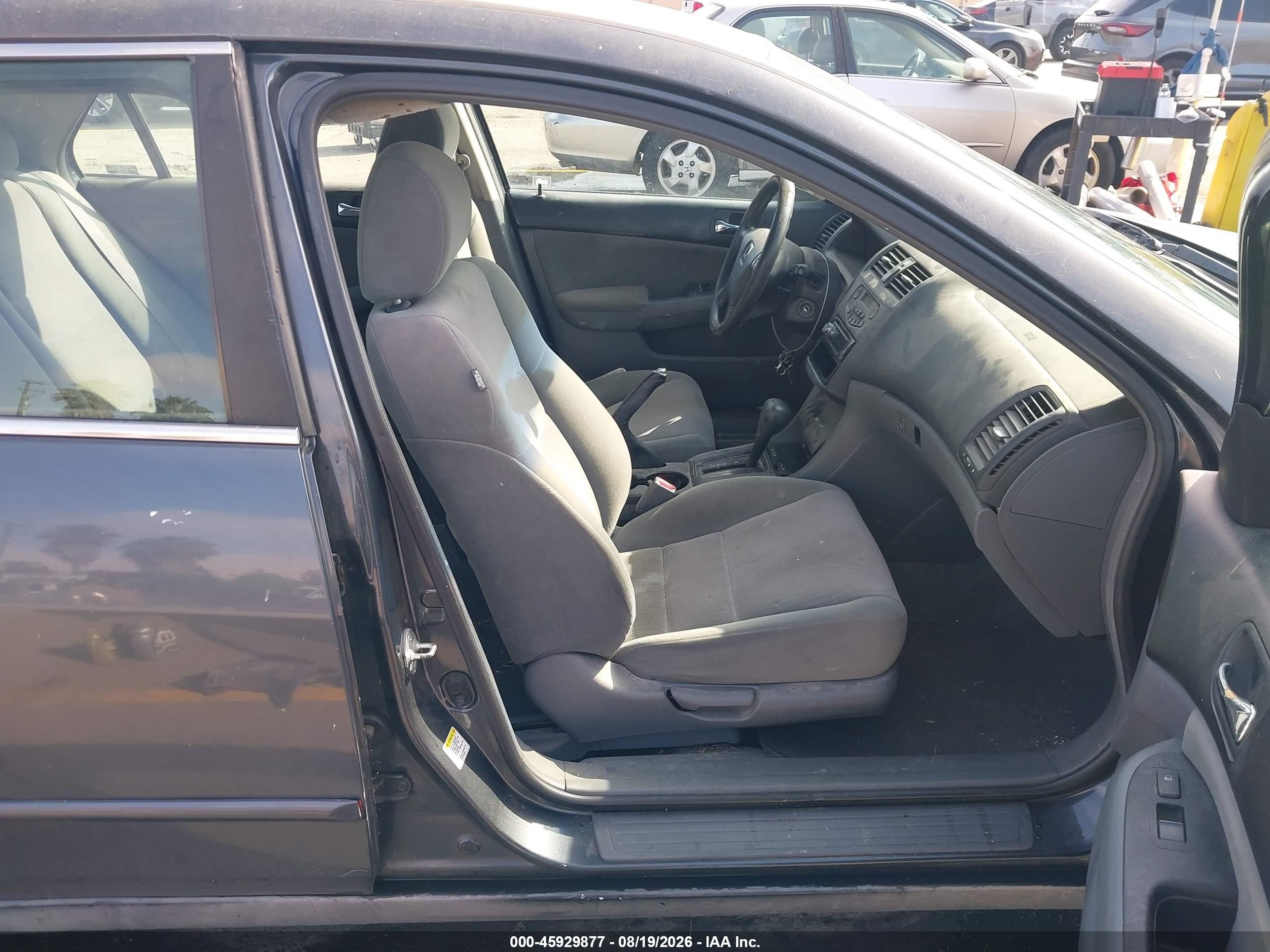 2005 Honda Accord 2.4 Lx Gray vin: 1HGCM56405A146622